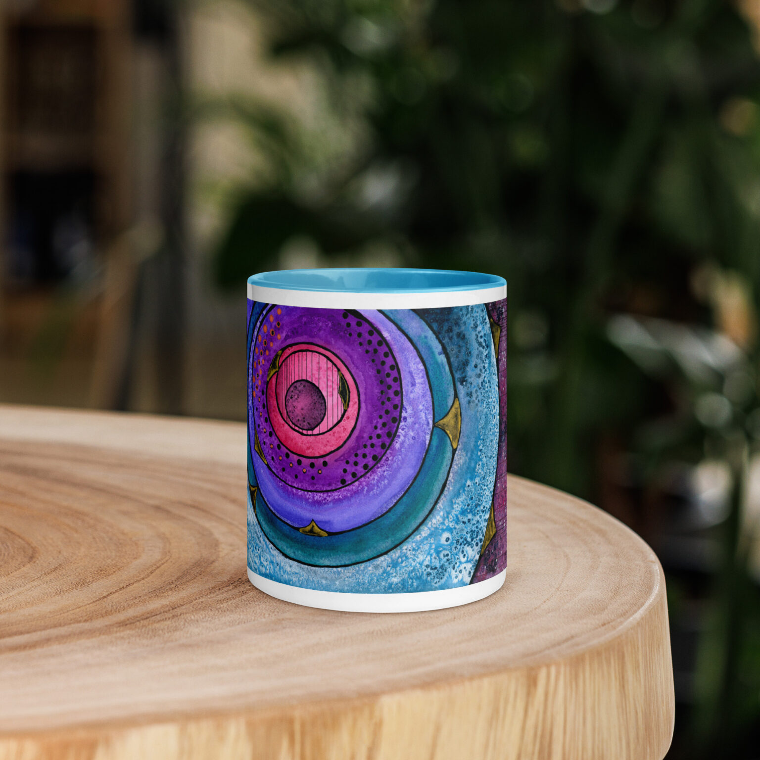 Nebulish I: Caldwell 49 Mug with Color Inside - Image 25