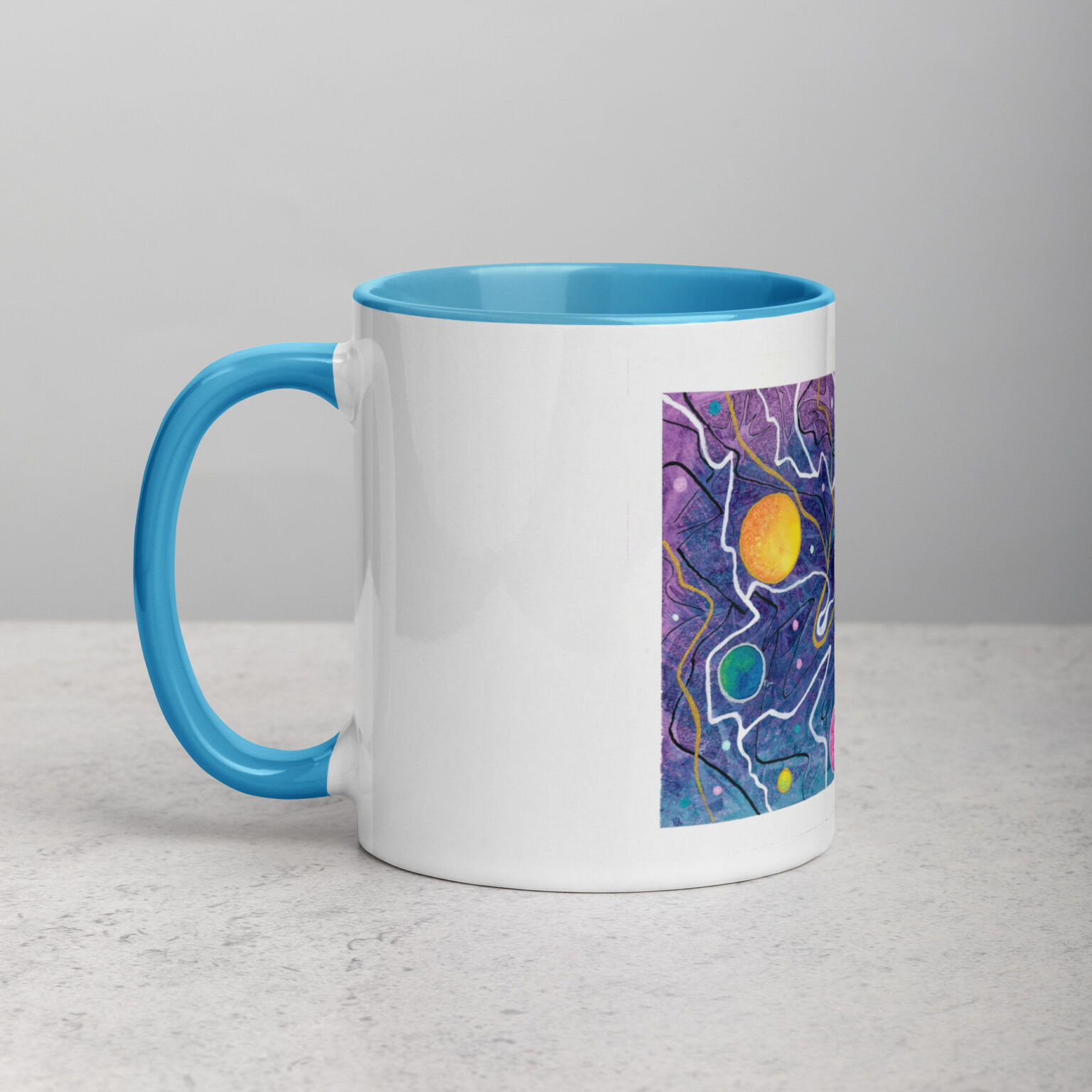 "Trade Routes" mug with color inside - Image 26