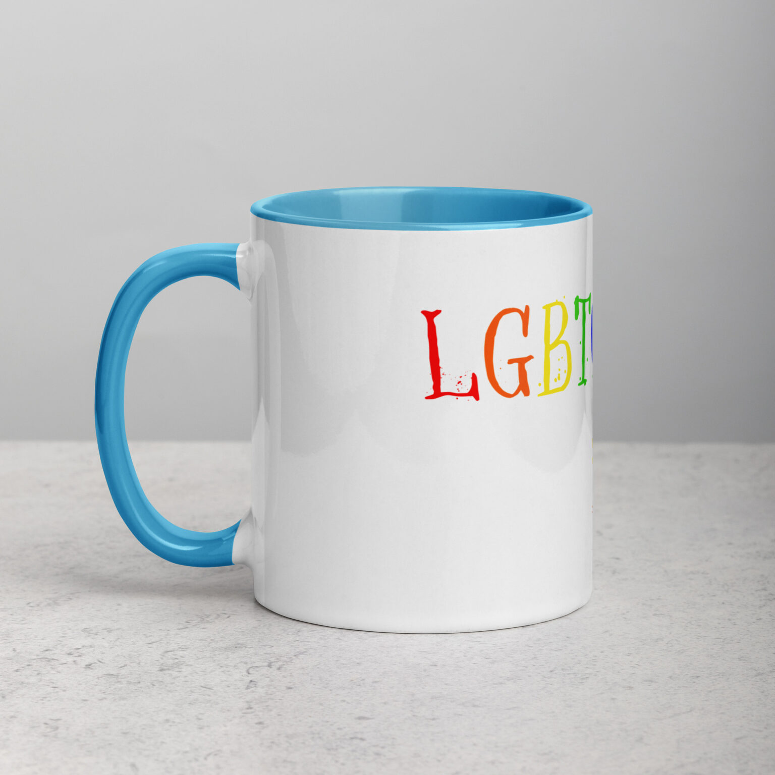 "LGBTQACAB" mug with color inside - Image 26
