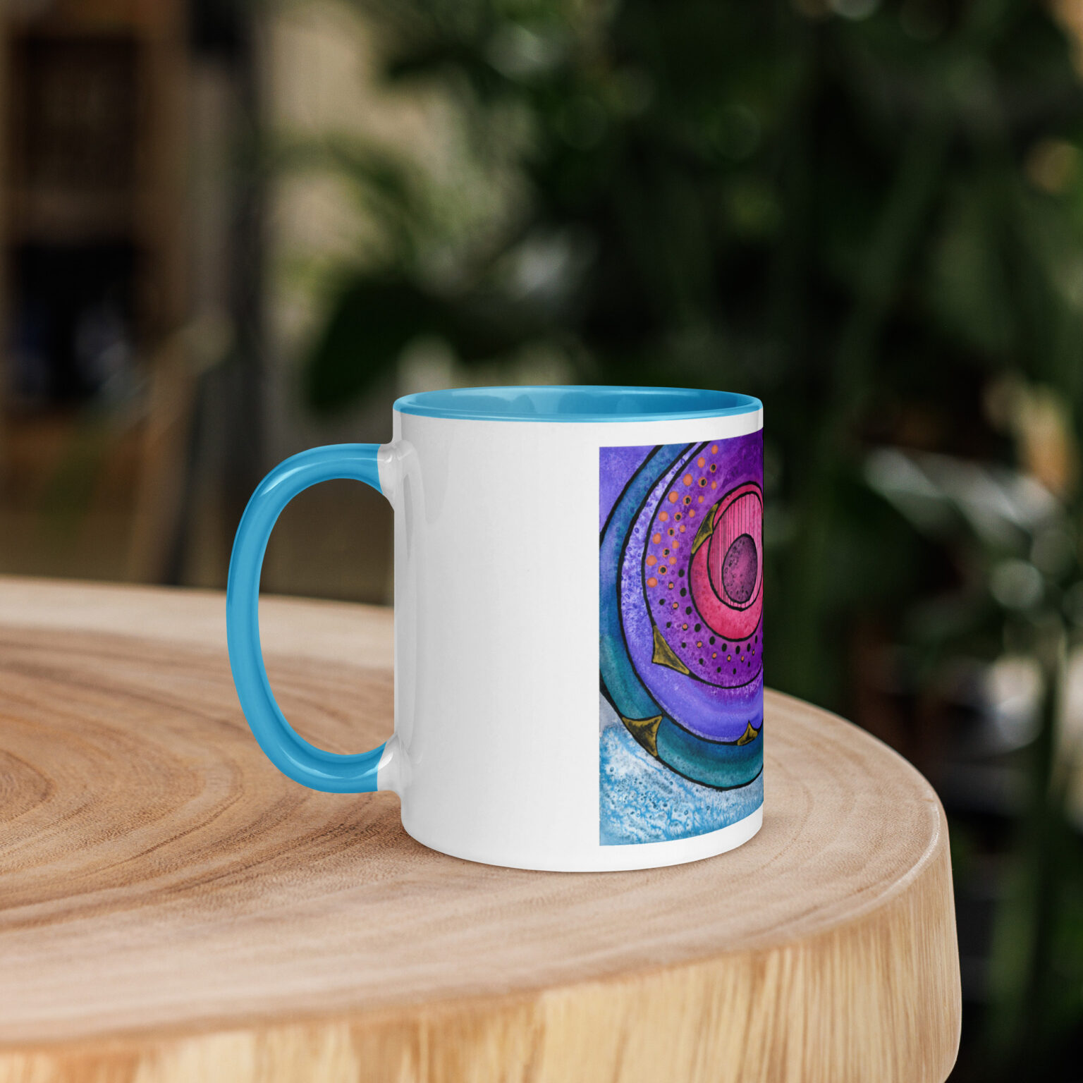 Nebulish I: Caldwell 49 Mug with Color Inside - Image 26