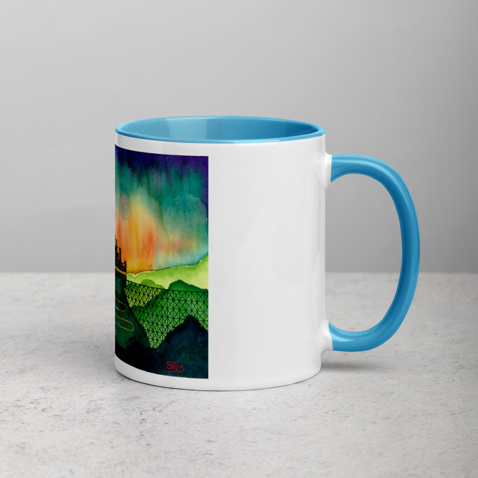 "Castle Peak Express" mug with color inside - Image 21