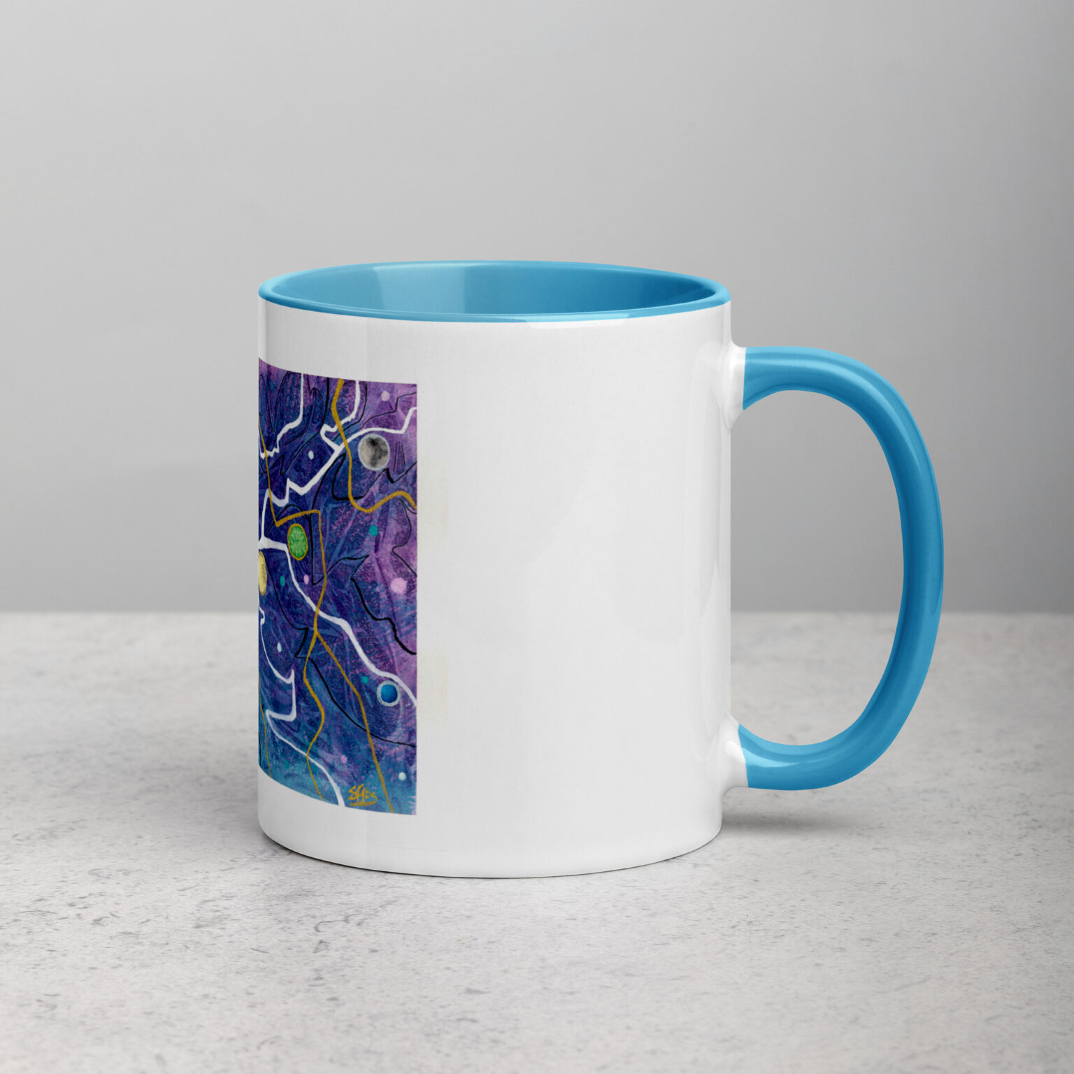 "Trade Routes" mug with color inside - Image 27