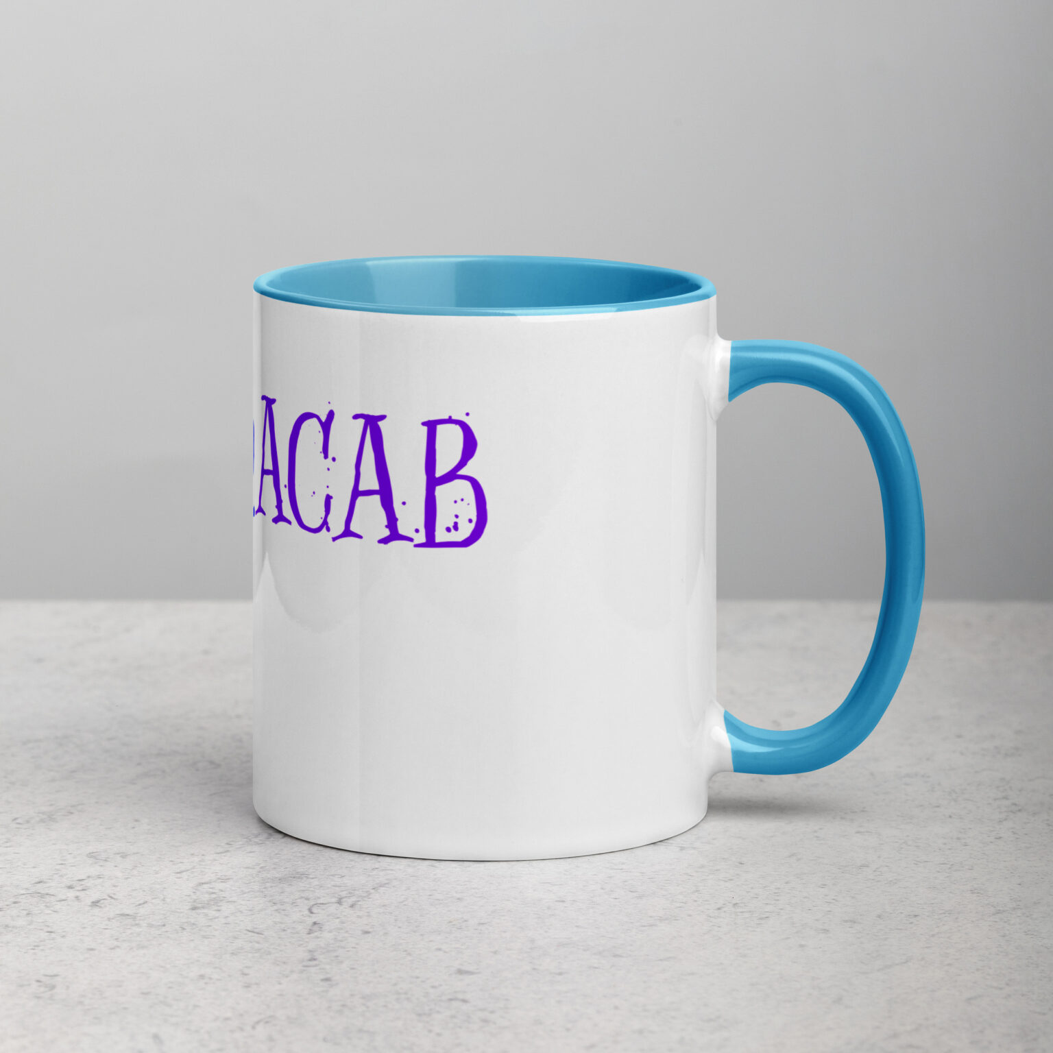 "LGBTQACAB" mug with color inside - Image 27
