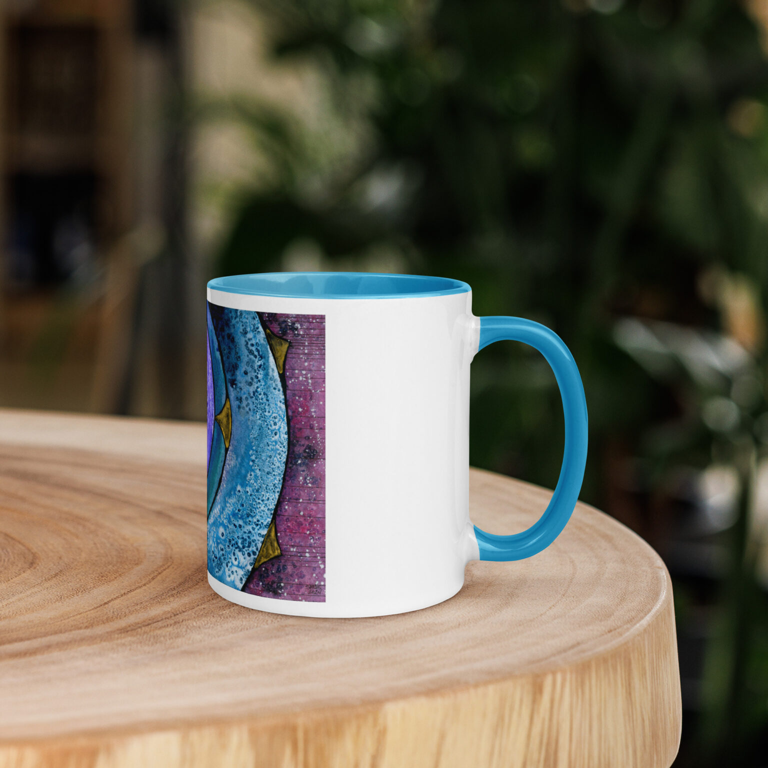 Nebulish I: Caldwell 49 Mug with Color Inside - Image 27