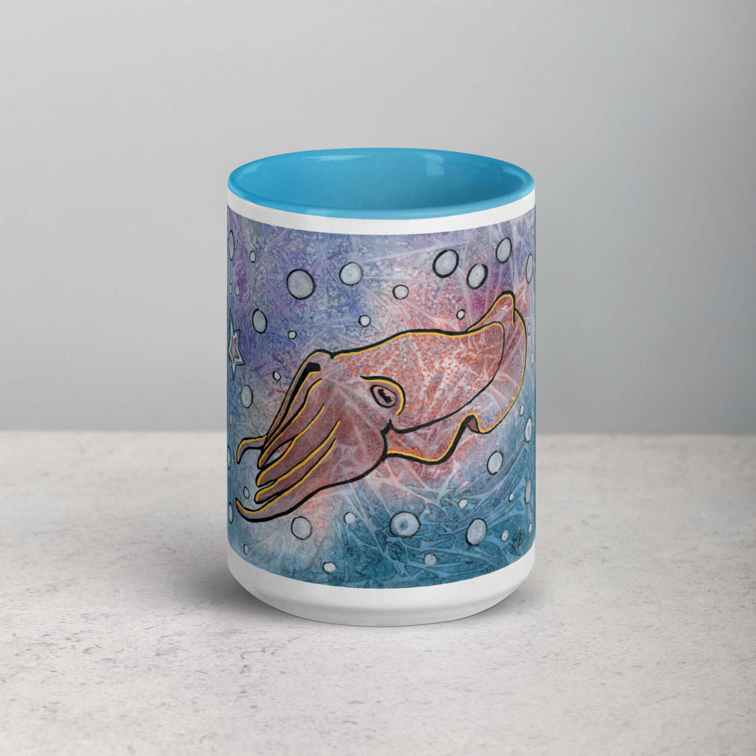 "Wanna Cuttle?" mug with color Inside - Image 28