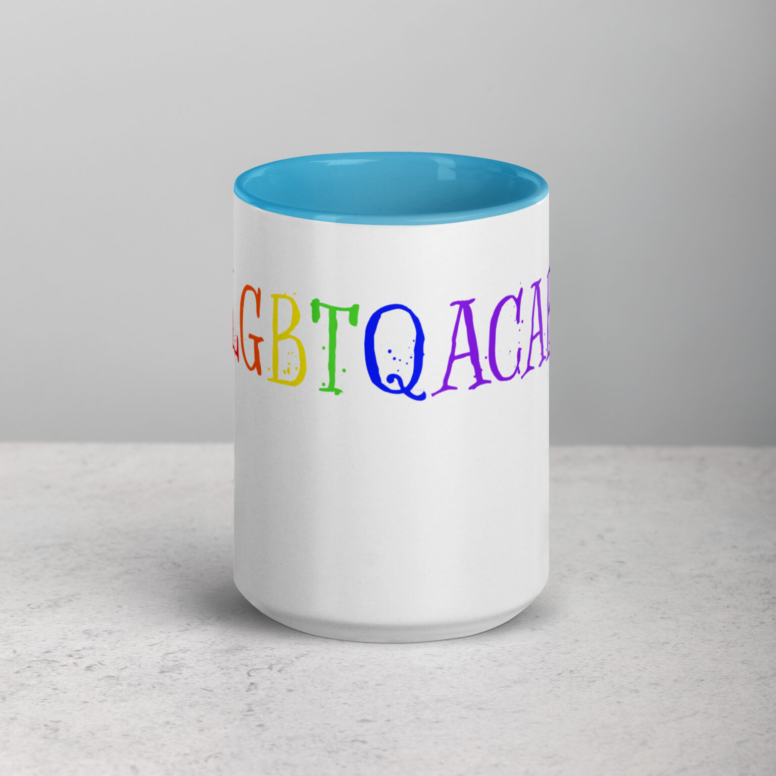 "LGBTQACAB" mug with color inside - Image 28