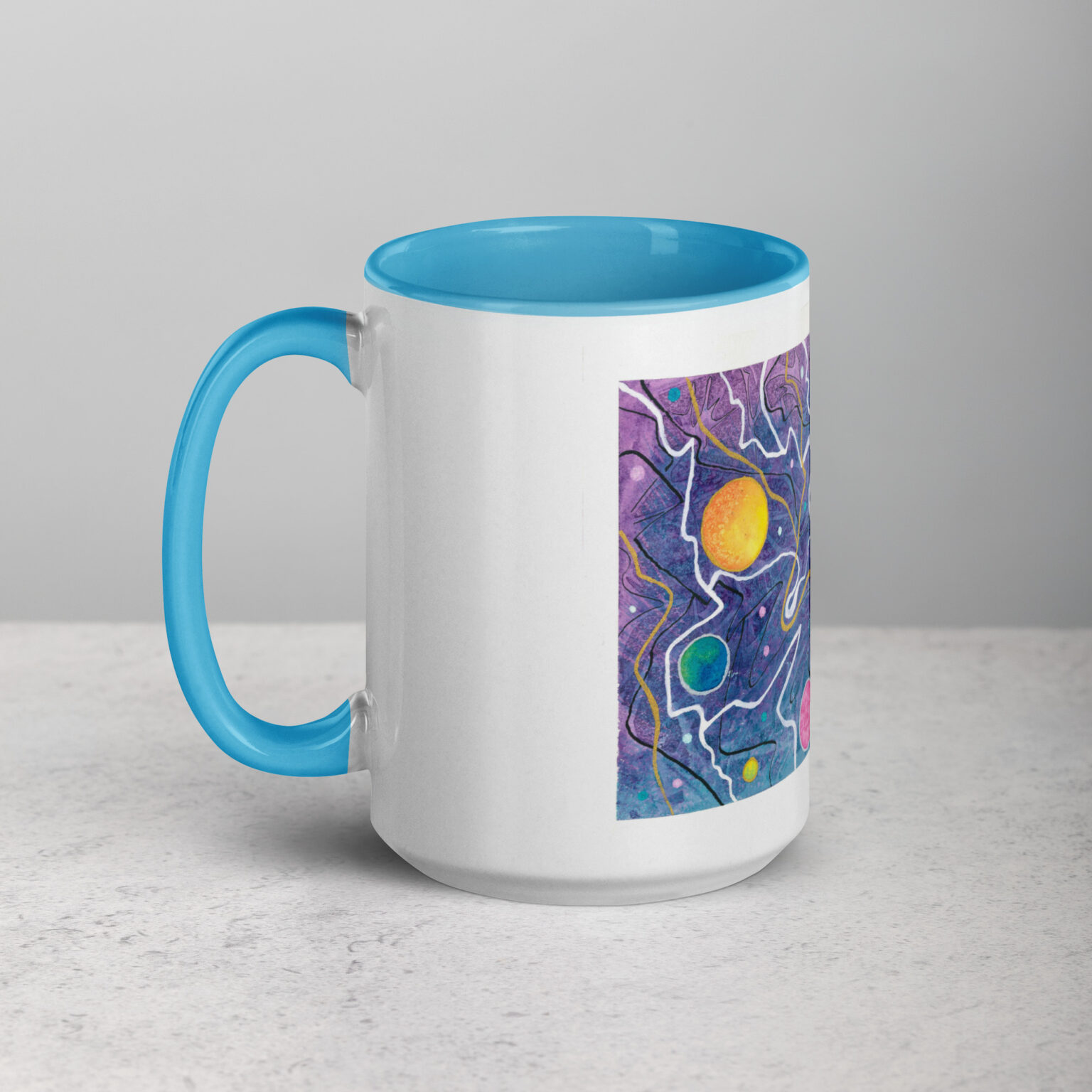 "Trade Routes" mug with color inside - Image 29