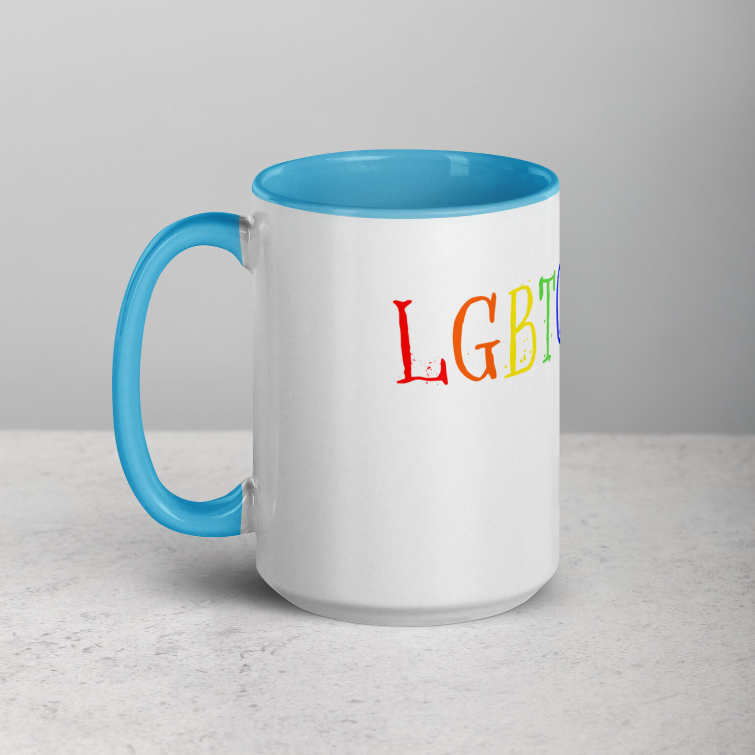 "LGBTQACAB" mug with color inside - Image 29