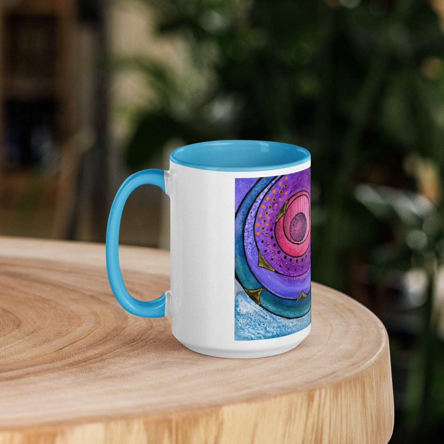 Nebulish I: Caldwell 49 Mug with Color Inside - Image 29