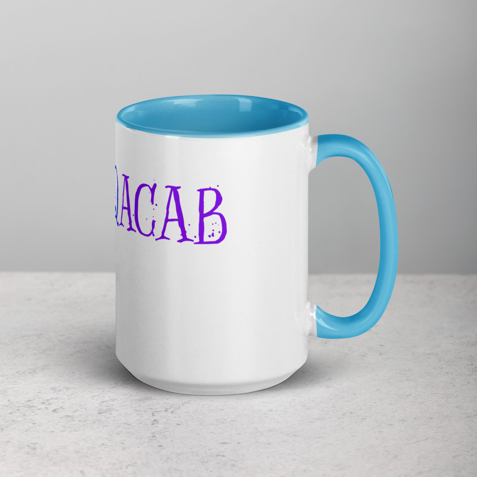 "LGBTQACAB" mug with color inside - Image 30