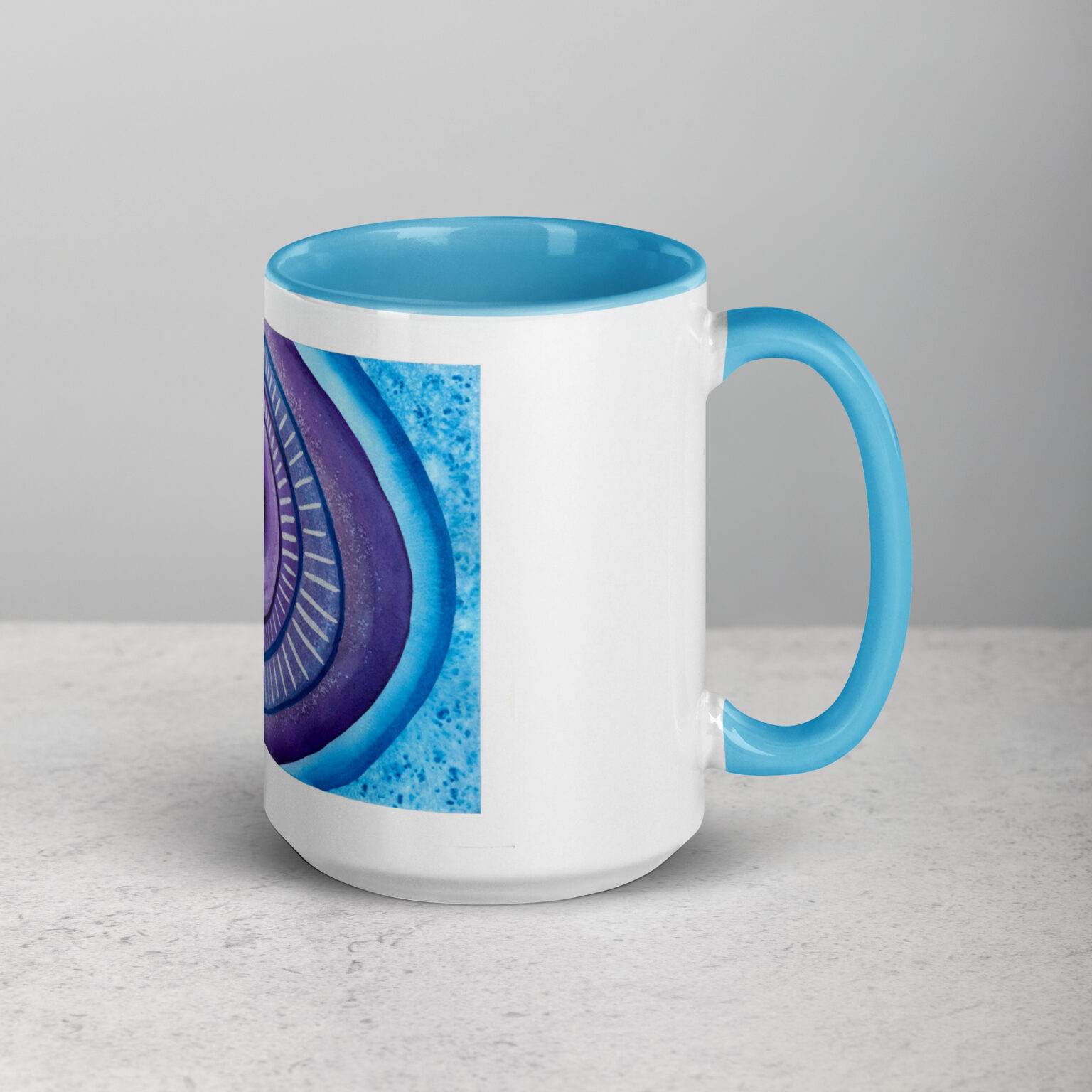 "Ceaseless Watcher" Mug with Color Inside - Image 30