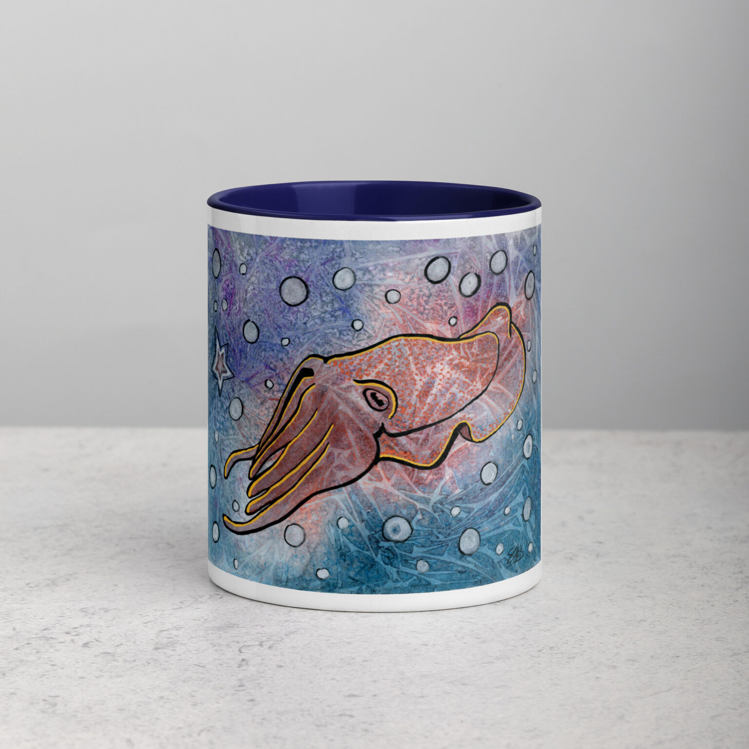 "Wanna Cuttle?" mug with color Inside - Image 7