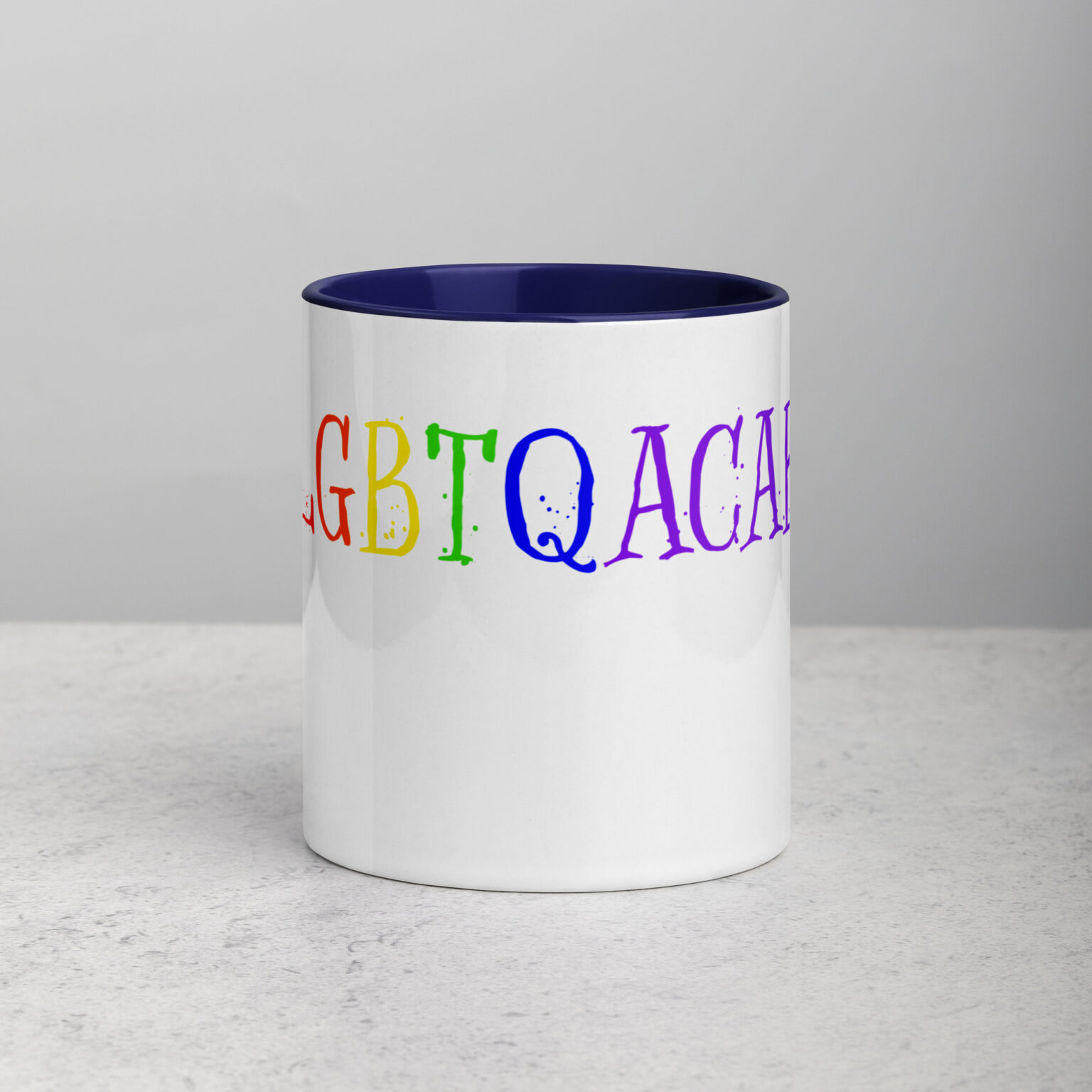 "LGBTQACAB" mug with color inside - Image 7