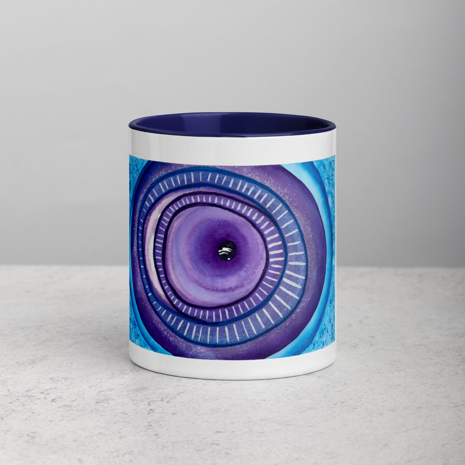 "Ceaseless Watcher" Mug with Color Inside - Image 8