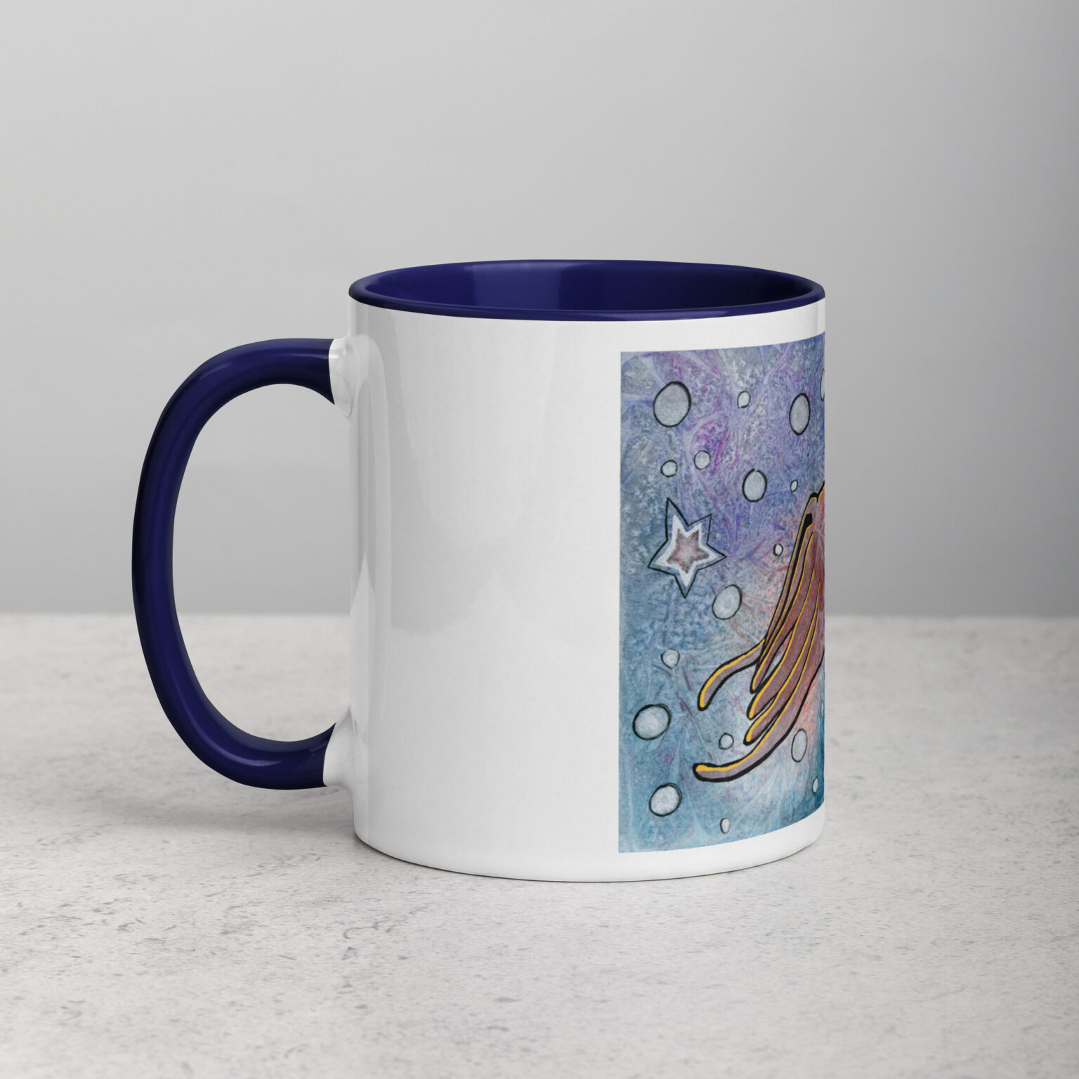 "Wanna Cuttle?" mug with color Inside - Image 8