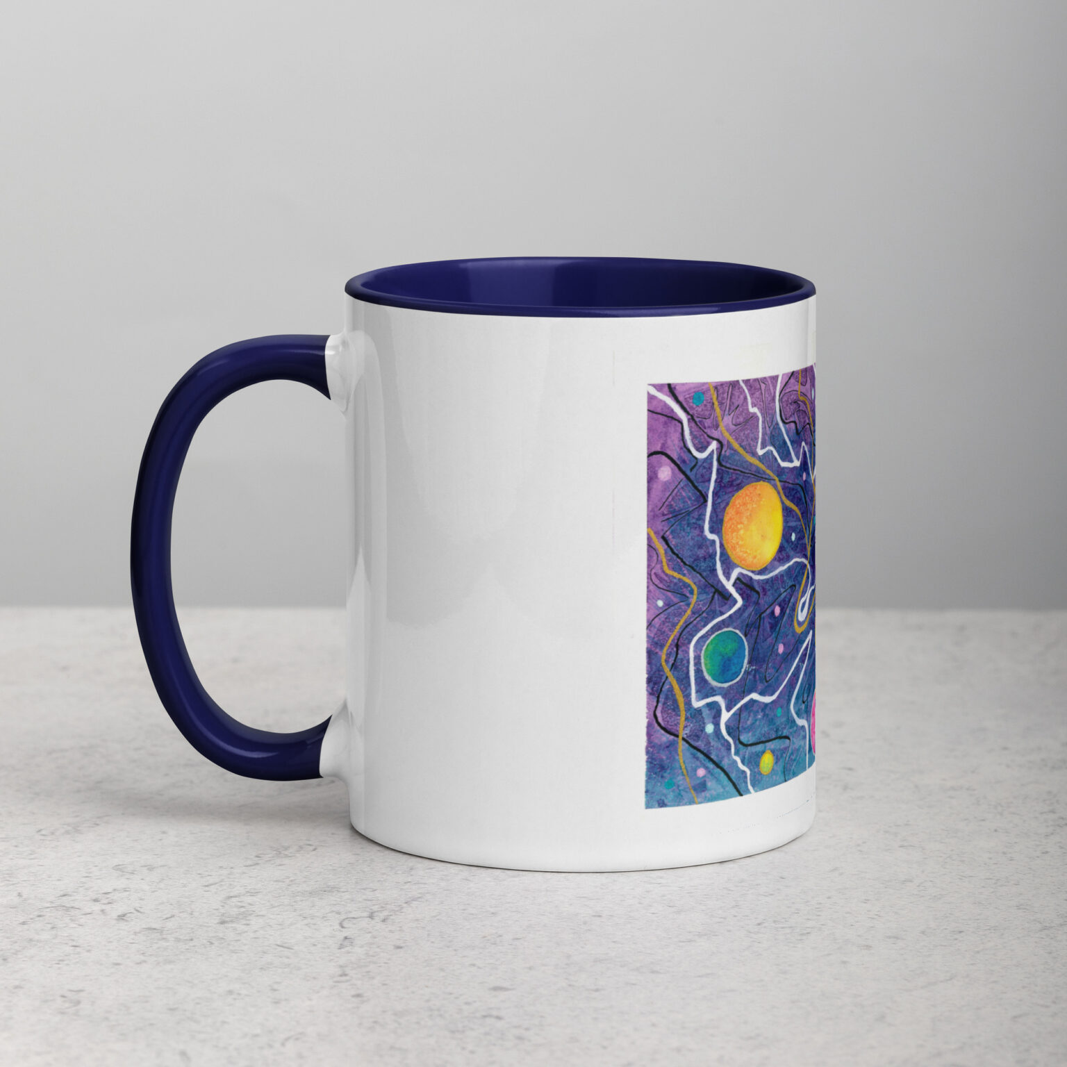 "Trade Routes" mug with color inside - Image 8