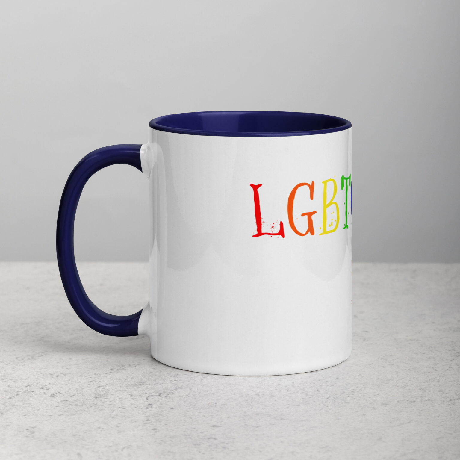 "LGBTQACAB" mug with color inside - Image 8