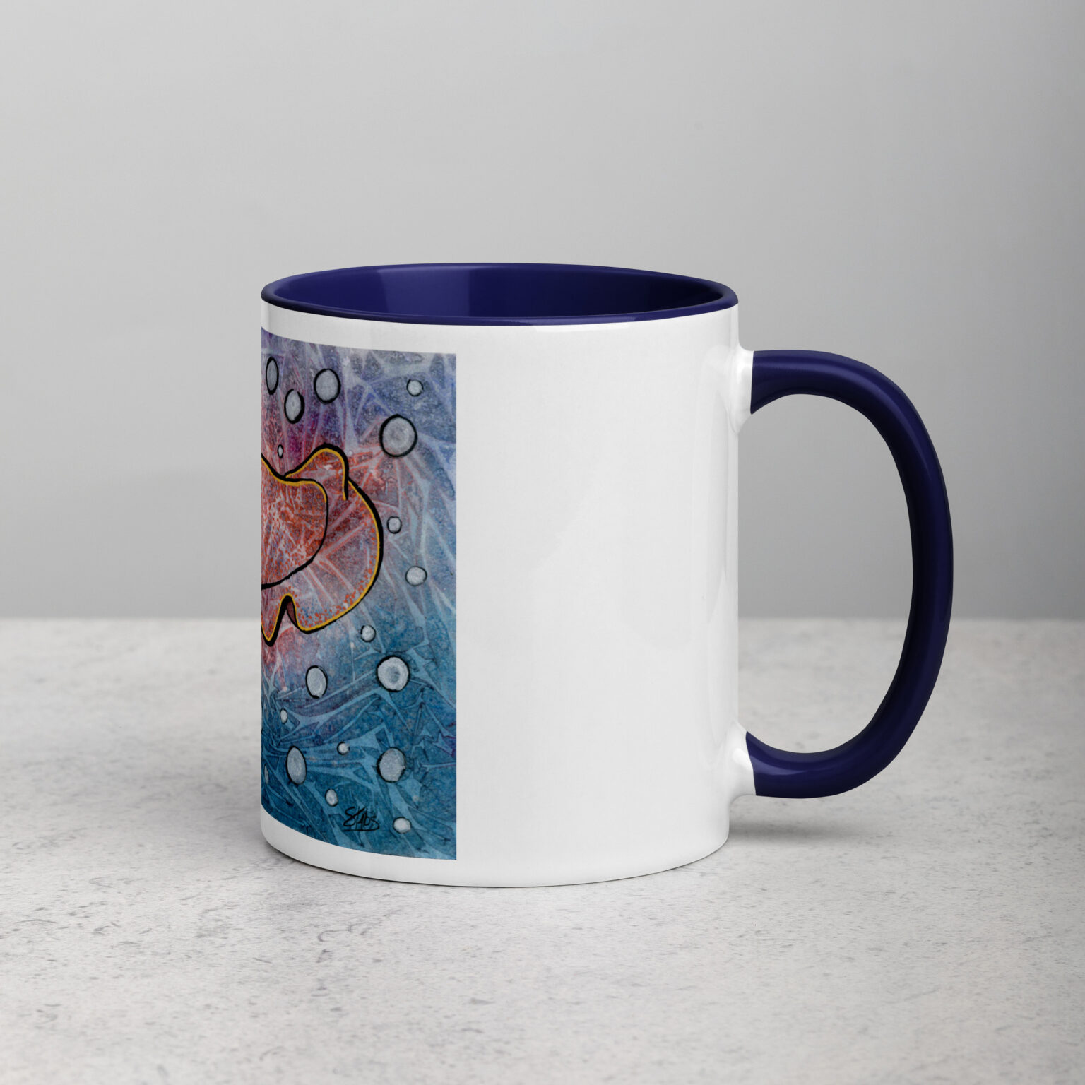 "Wanna Cuttle?" mug with color Inside - Image 9