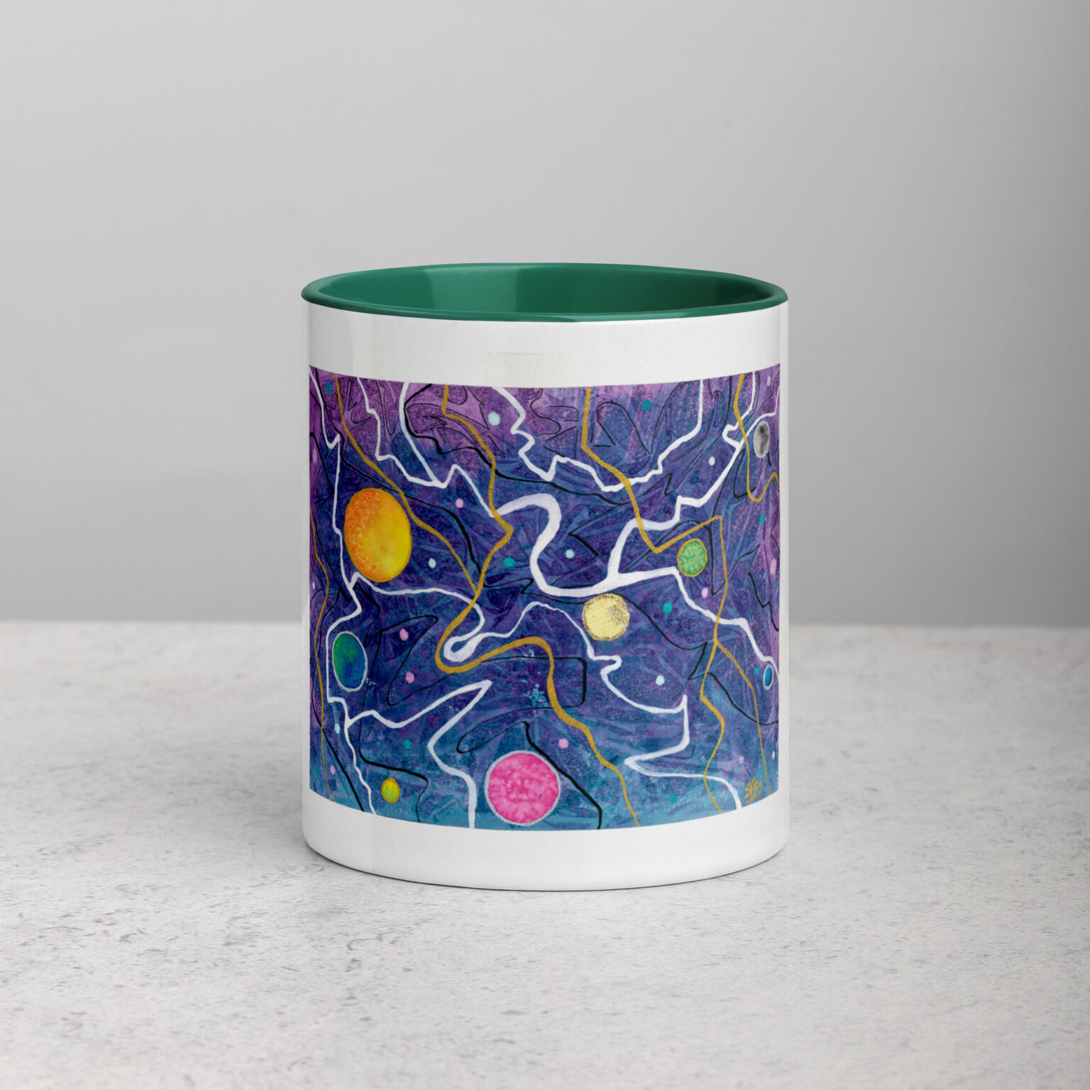 "Trade Routes" mug with color inside - Image 16