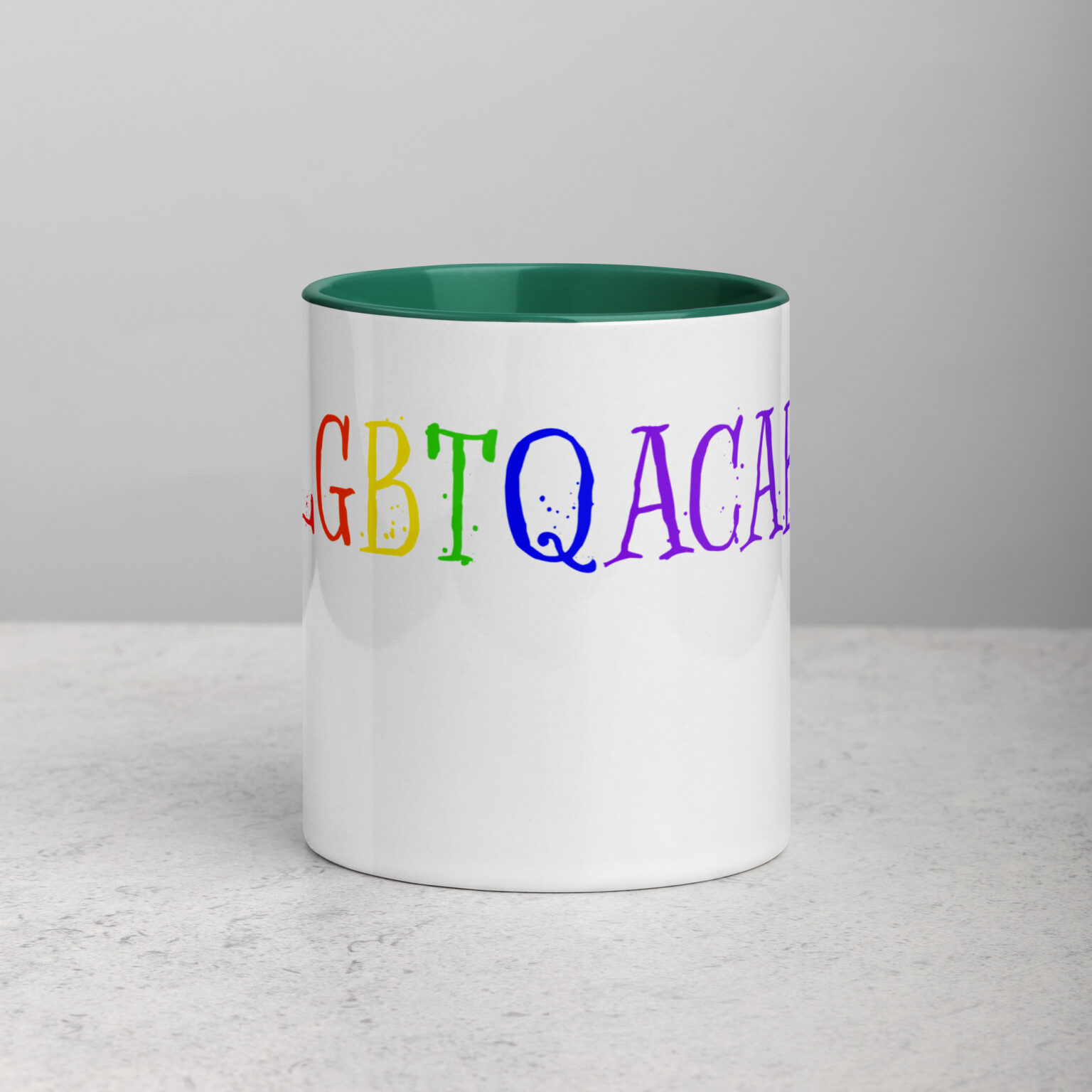 "LGBTQACAB" mug with color inside - Image 16