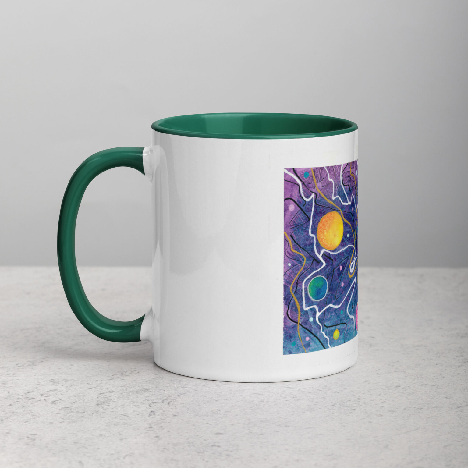 "Trade Routes" mug with color inside - Image 17