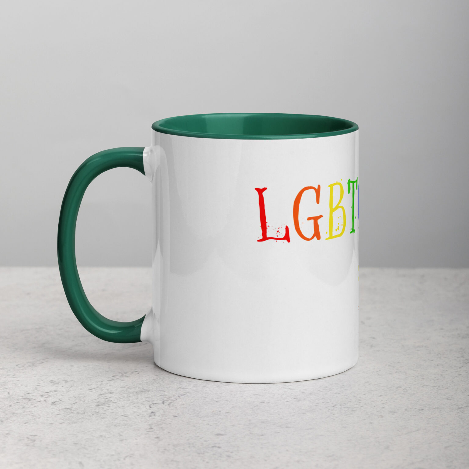 "LGBTQACAB" mug with color inside - Image 17