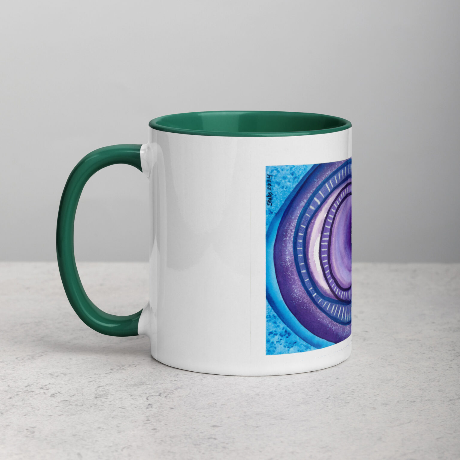 "Ceaseless Watcher" Mug with Color Inside - Image 18