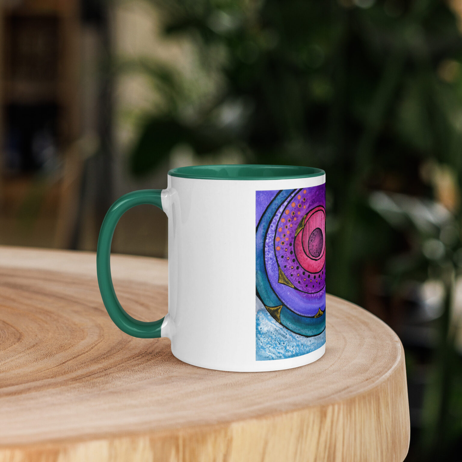 Nebulish I: Caldwell 49 Mug with Color Inside - Image 17