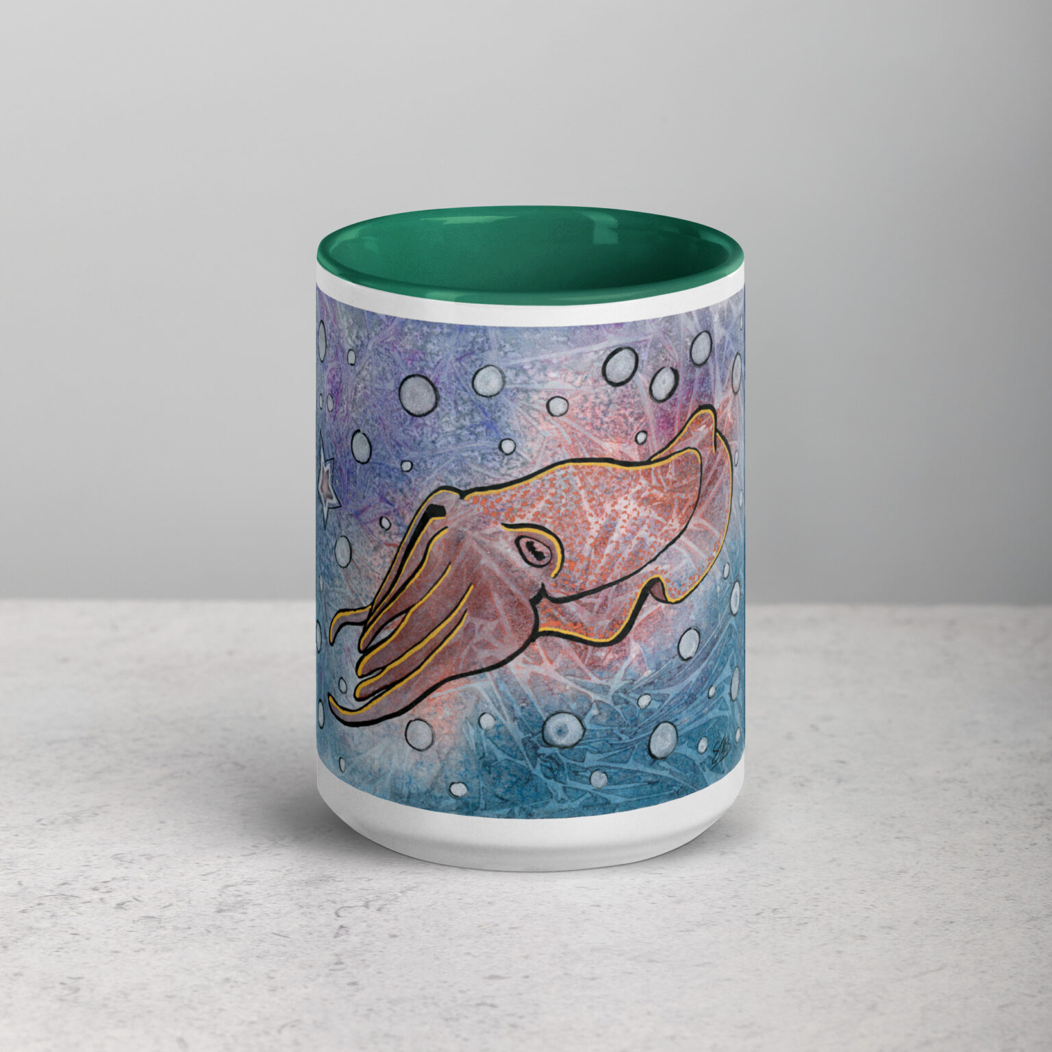 "Wanna Cuttle?" mug with color Inside - Image 19