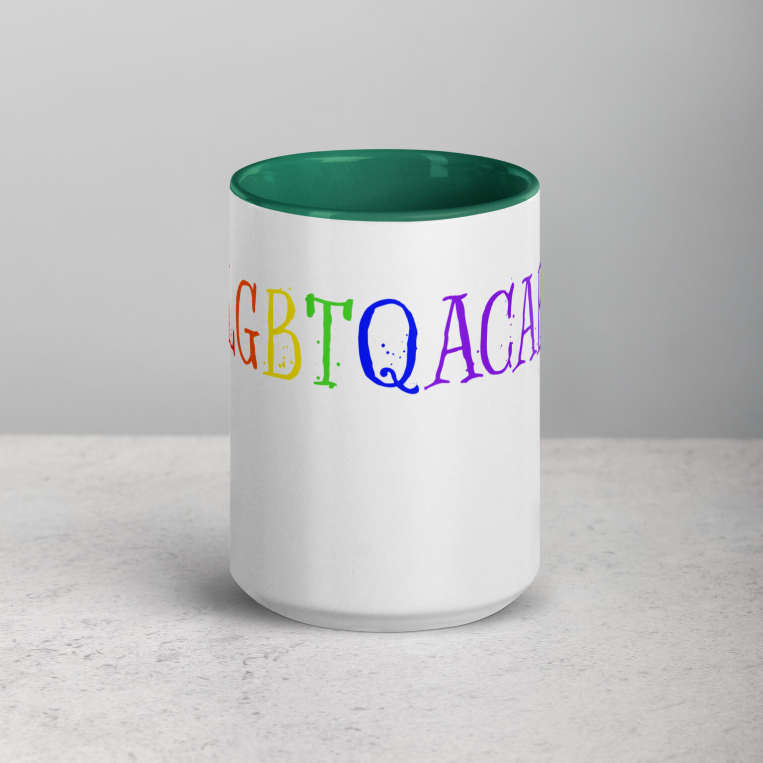 "LGBTQACAB" mug with color inside - Image 19