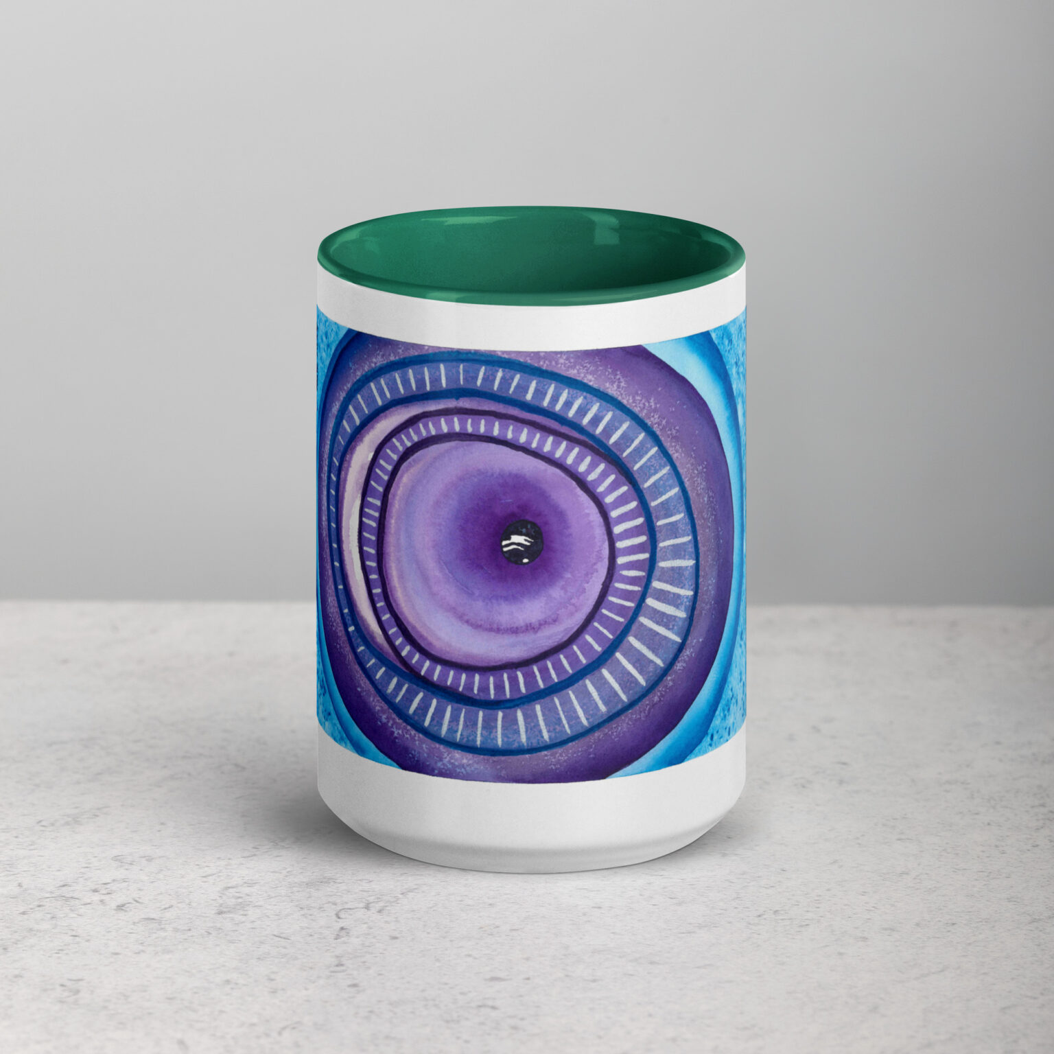"Ceaseless Watcher" Mug with Color Inside - Image 20