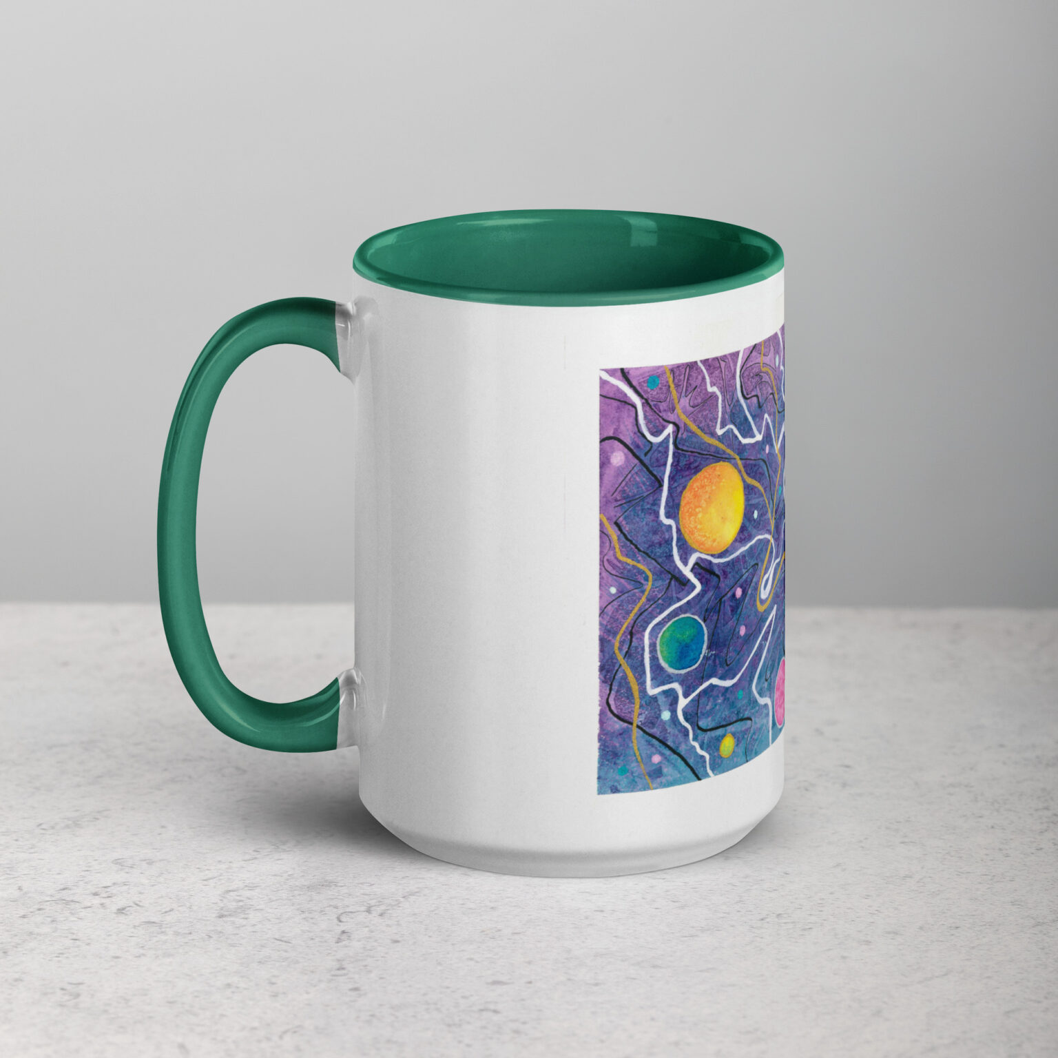 "Trade Routes" mug with color inside - Image 20