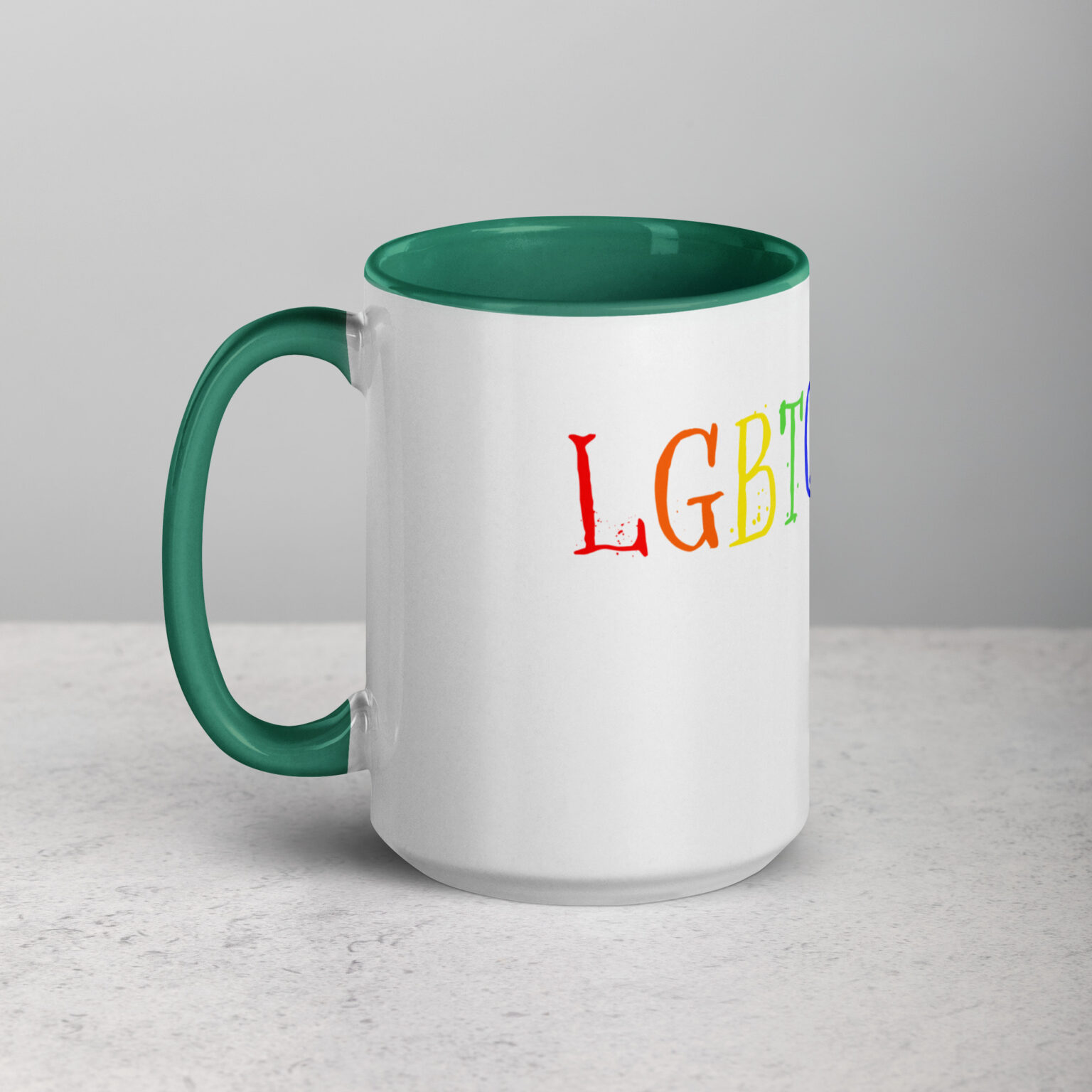 "LGBTQACAB" mug with color inside - Image 20
