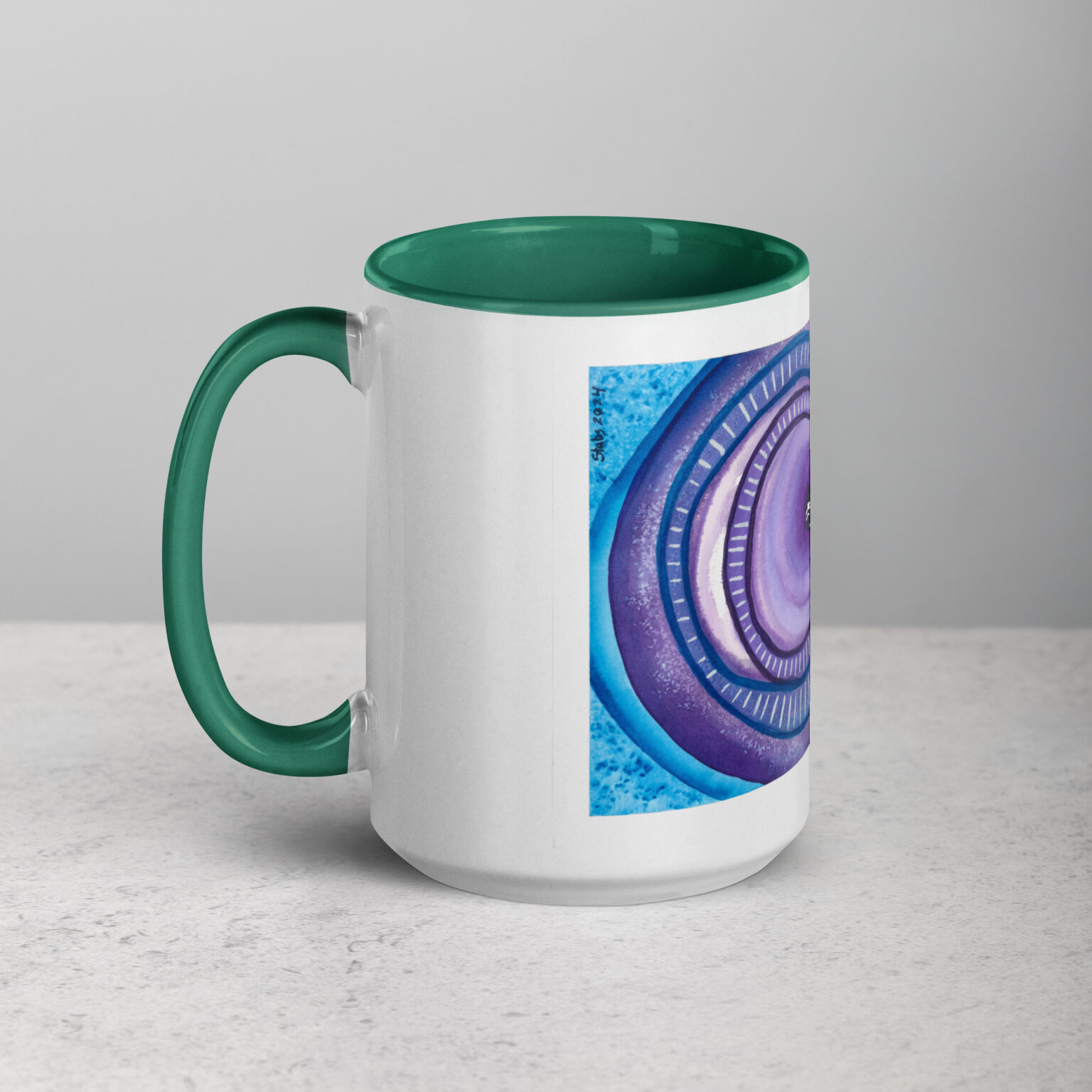 "Ceaseless Watcher" Mug with Color Inside - Image 21