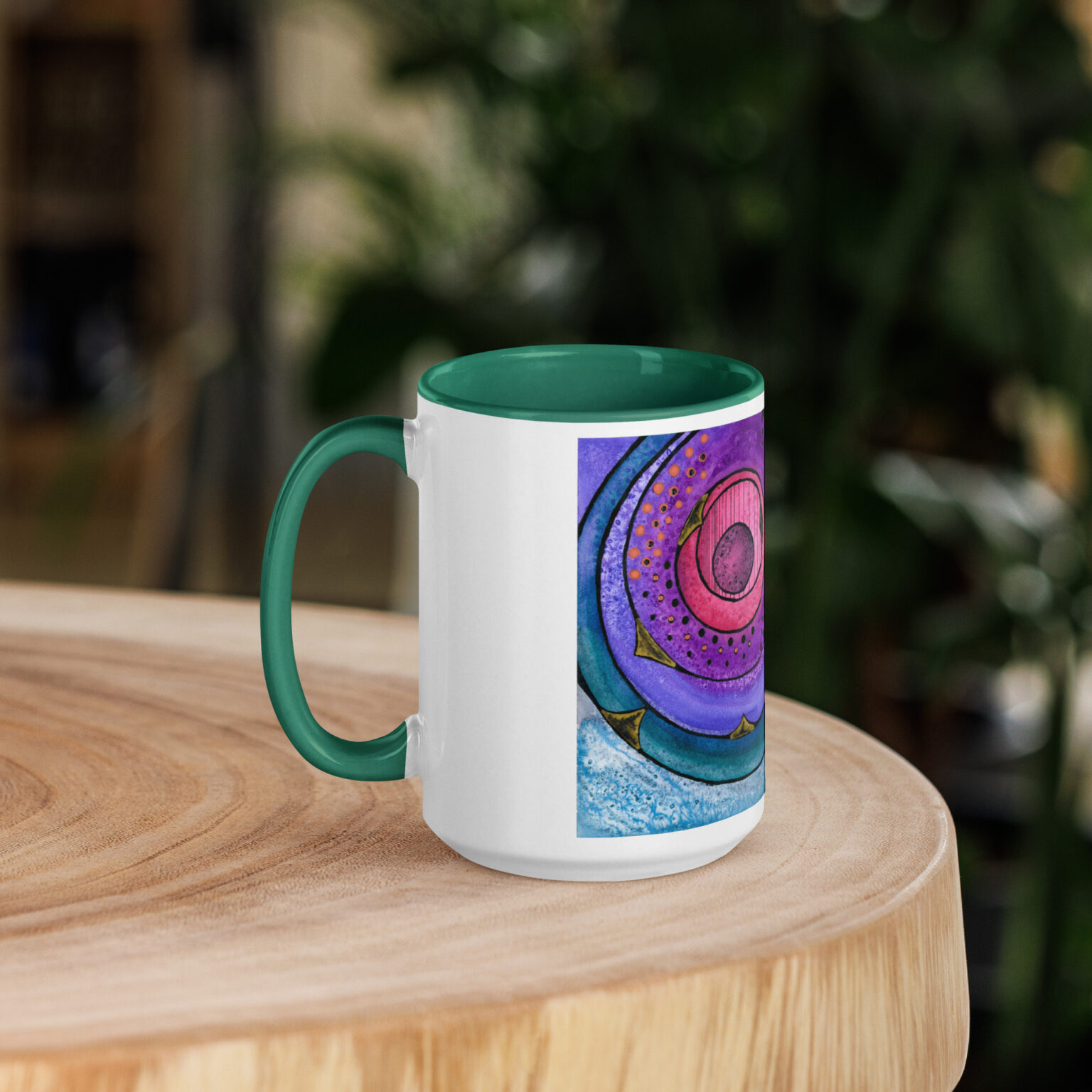Nebulish I: Caldwell 49 Mug with Color Inside - Image 20