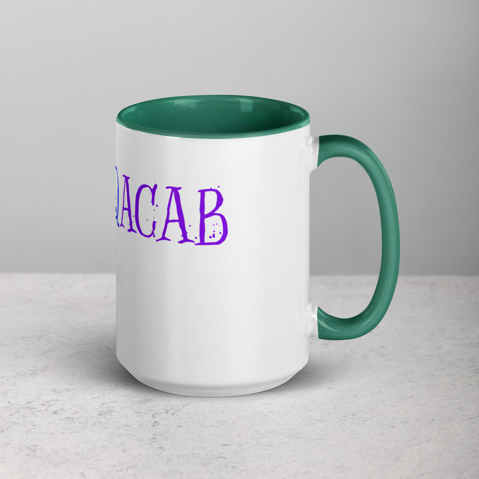 "LGBTQACAB" mug with color inside - Image 21