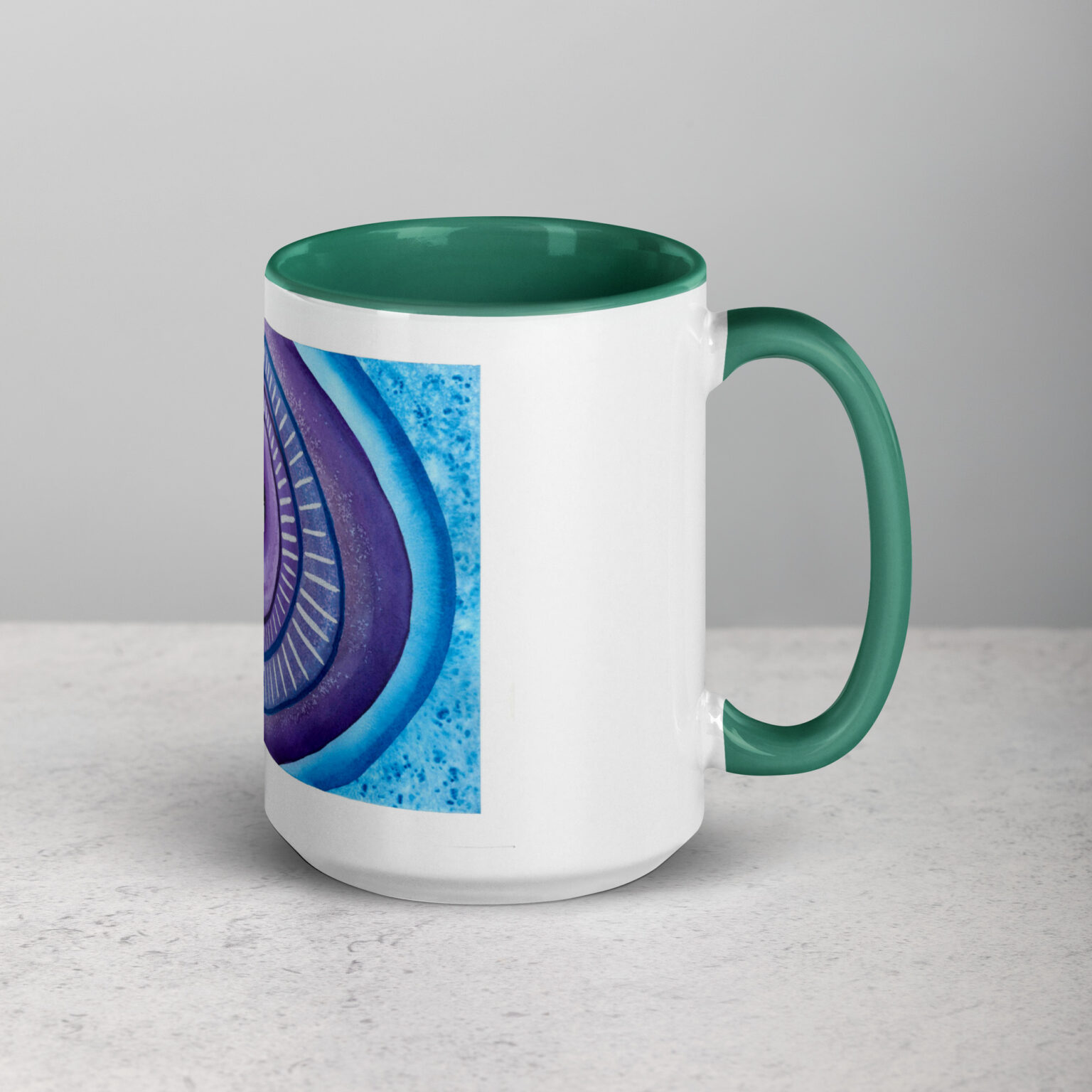 "Ceaseless Watcher" Mug with Color Inside - Image 22