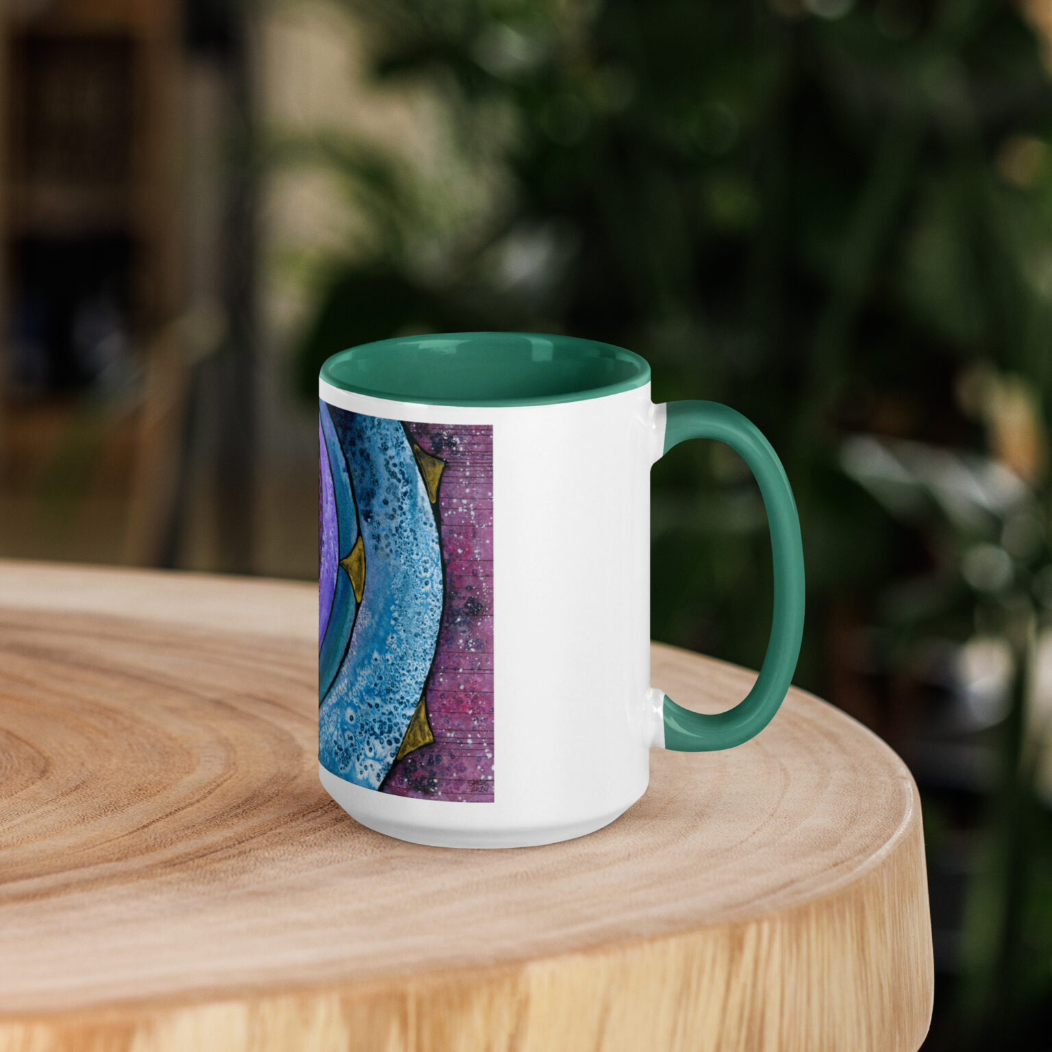Nebulish I: Caldwell 49 Mug with Color Inside - Image 21
