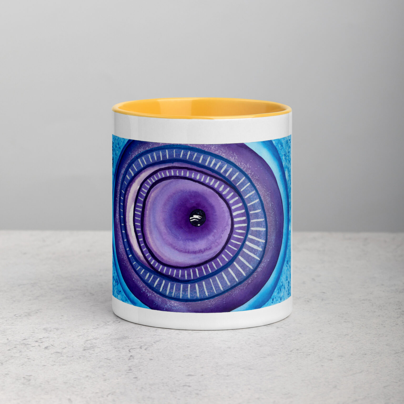 "Ceaseless Watcher" Mug with Color Inside - Image 34