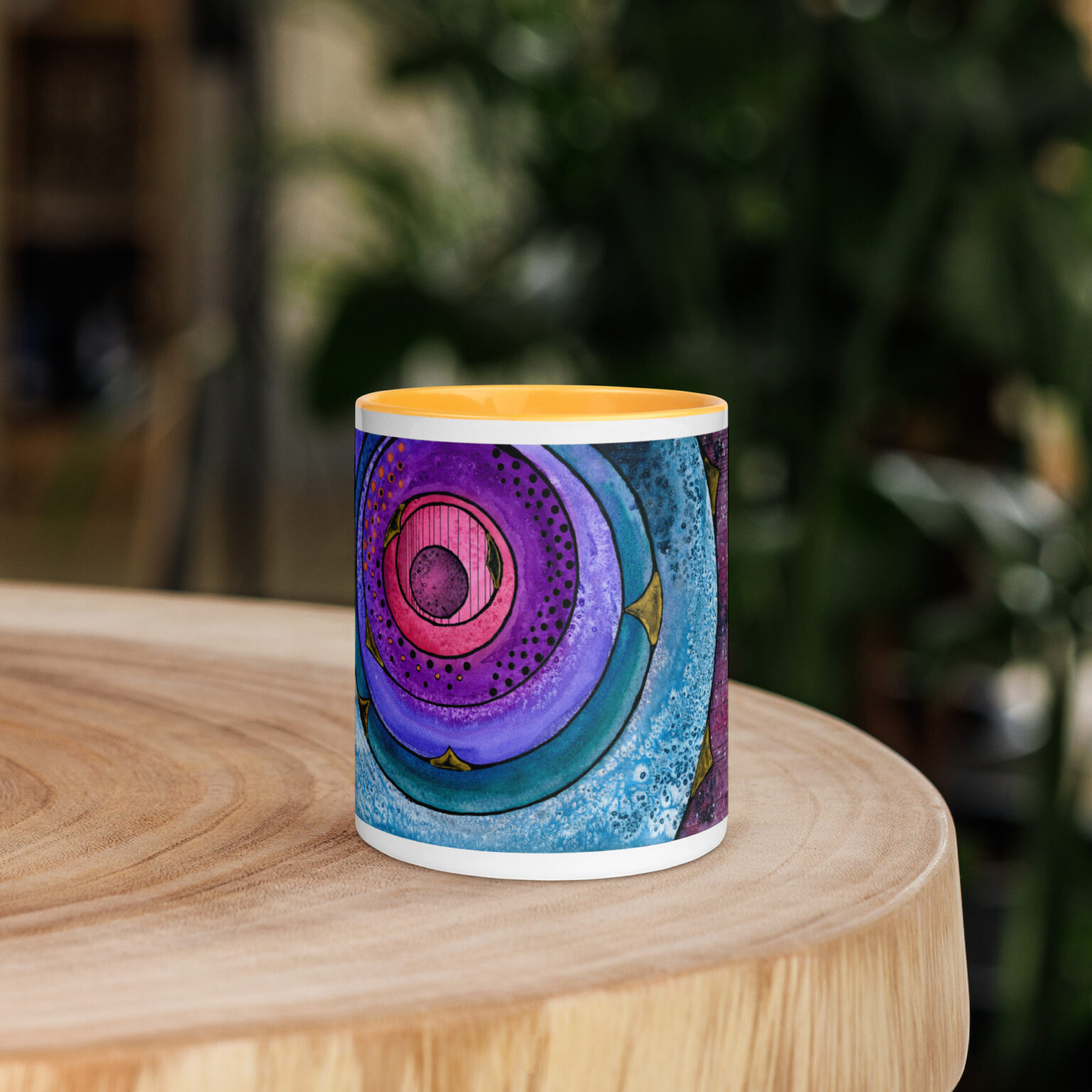 Nebulish I: Caldwell 49 Mug with Color Inside - Image 34