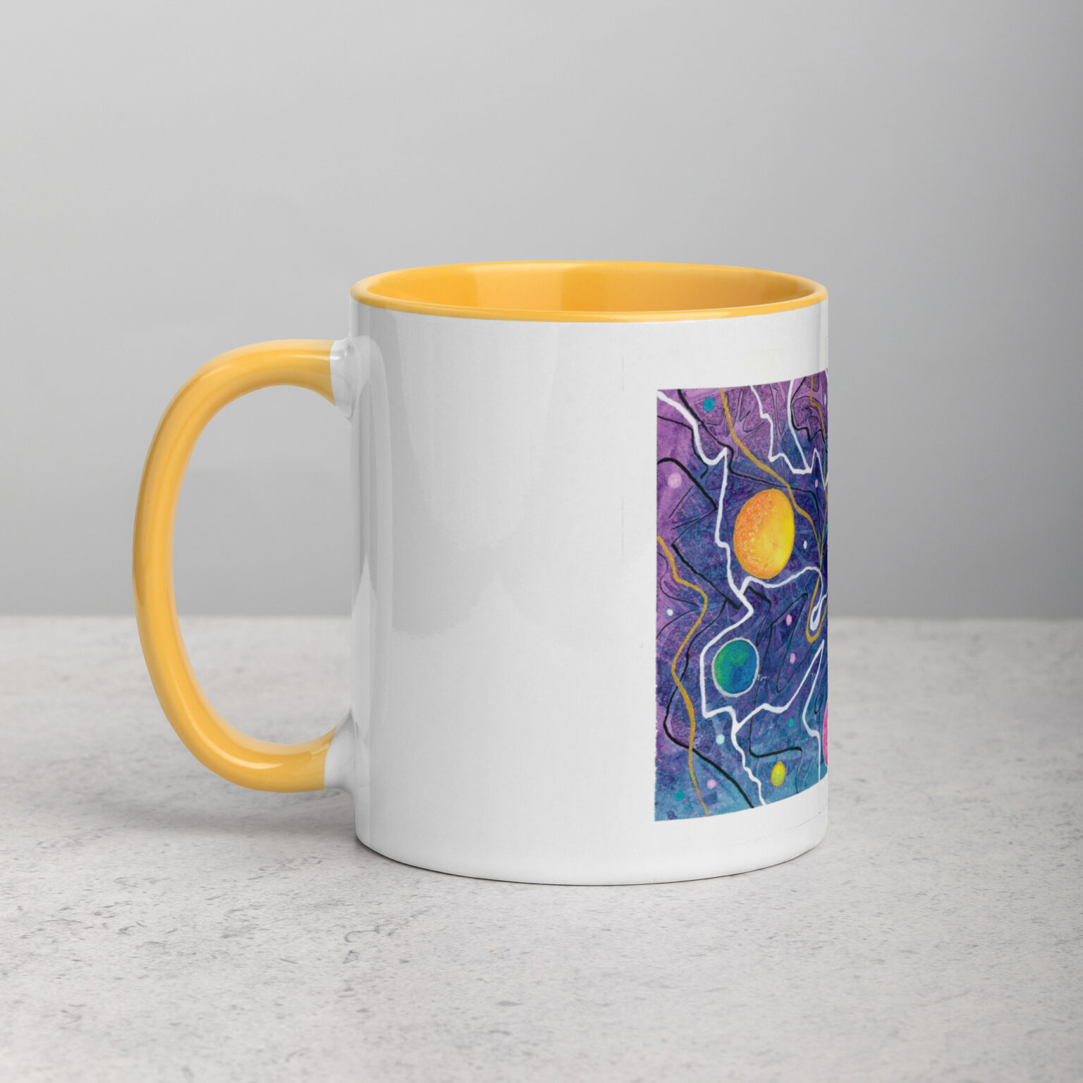 "Trade Routes" mug with color inside - Image 35