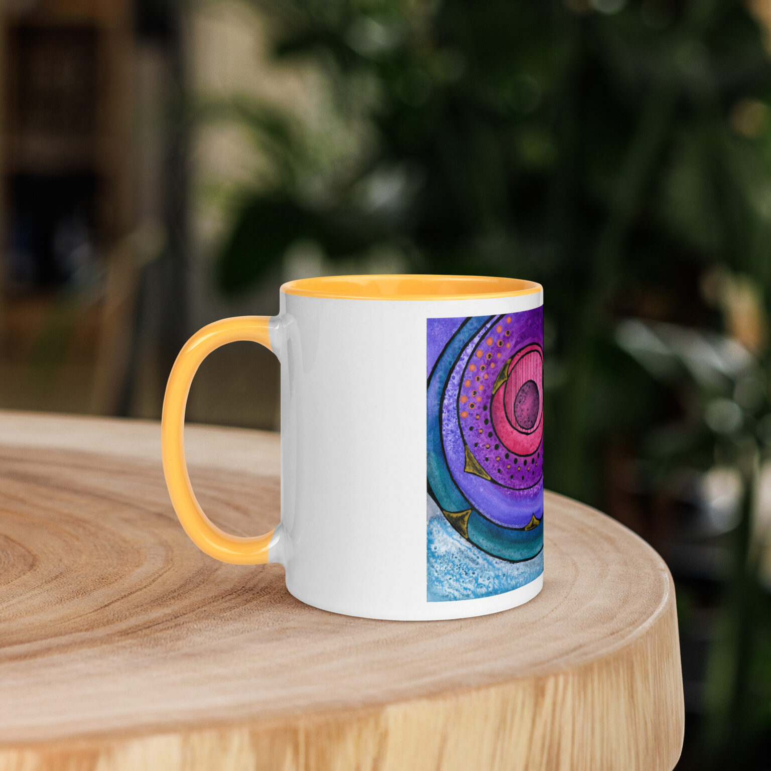 Nebulish I: Caldwell 49 Mug with Color Inside - Image 35