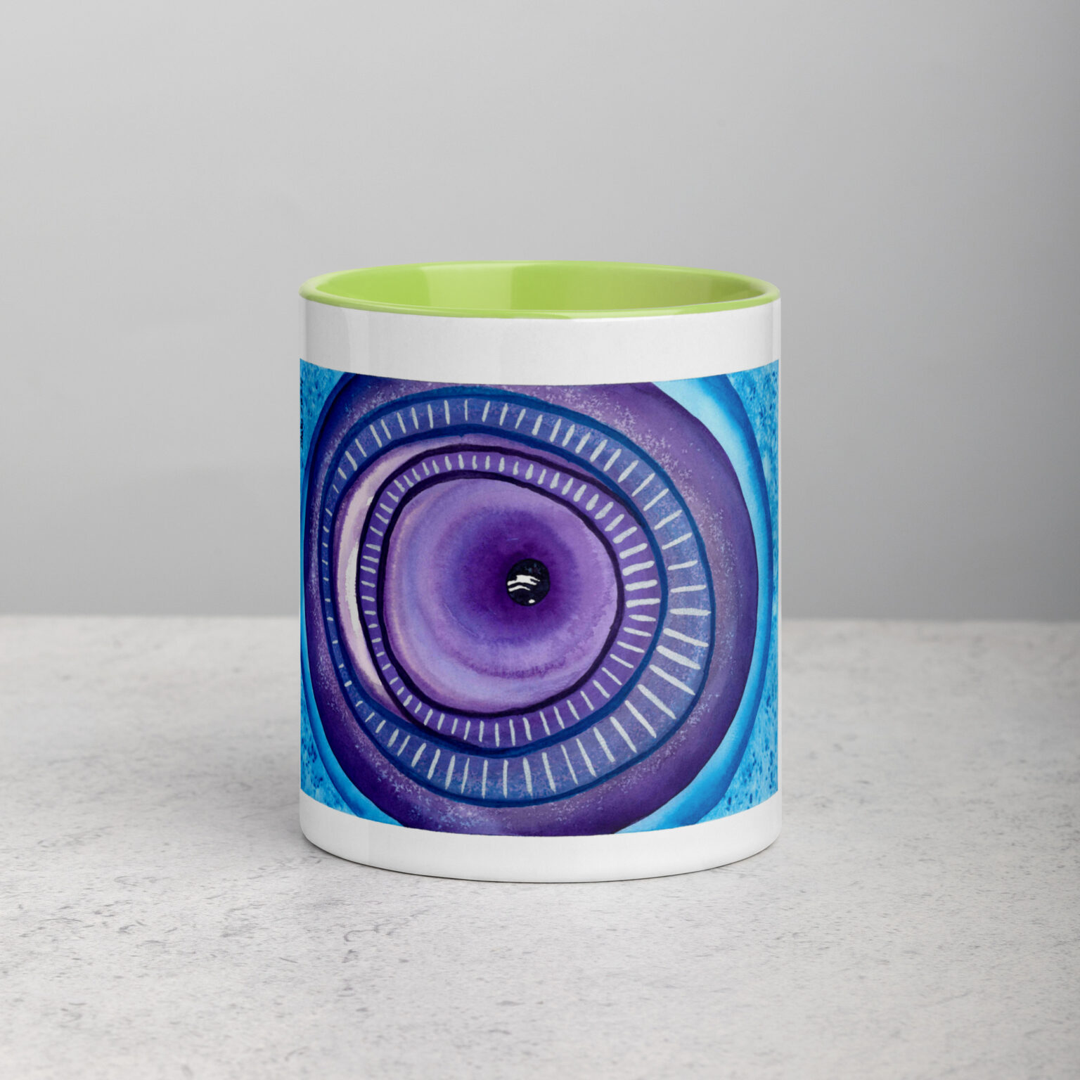 "Ceaseless Watcher" Mug with Color Inside - Image 37
