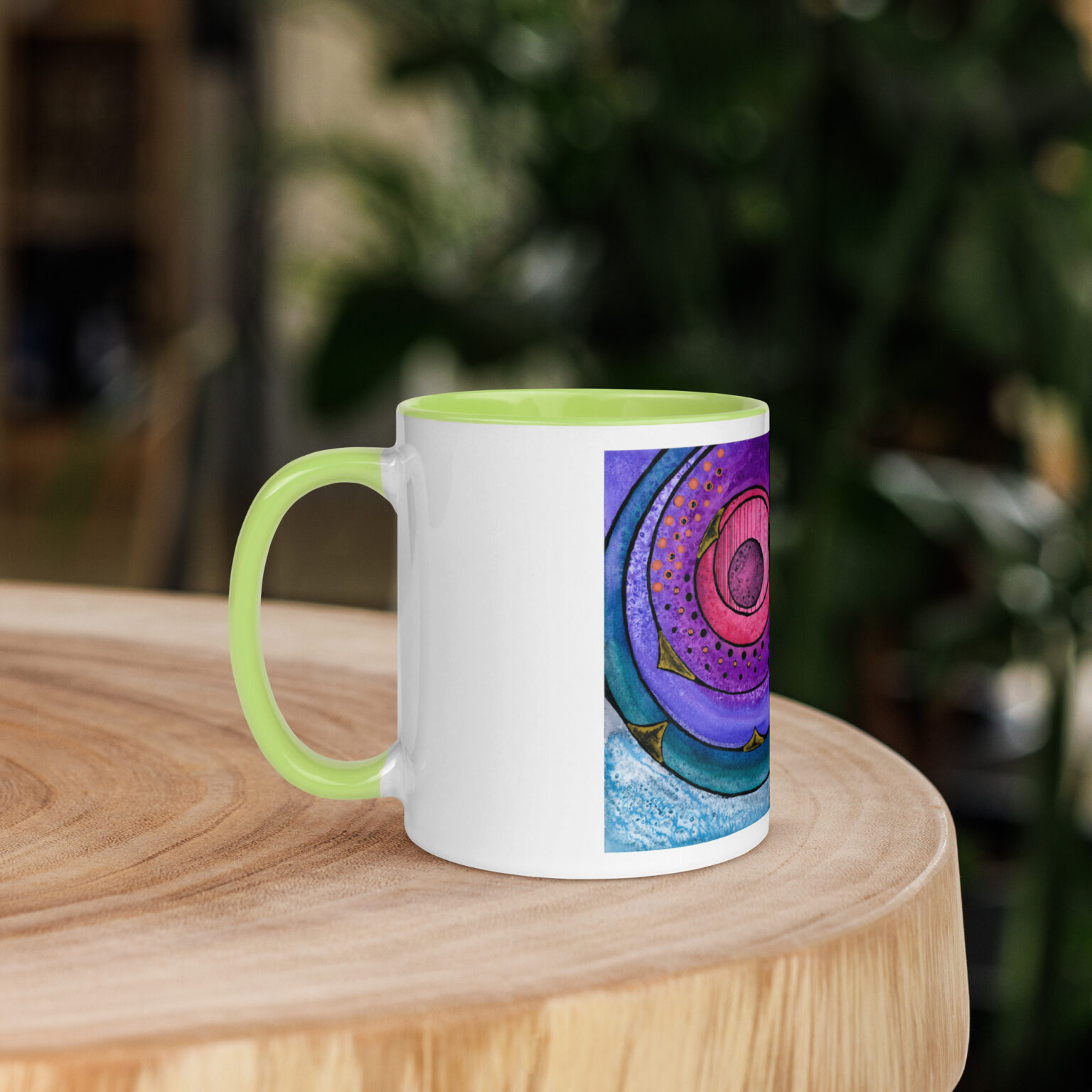 Nebulish I: Caldwell 49 Mug with Color Inside - Image 38