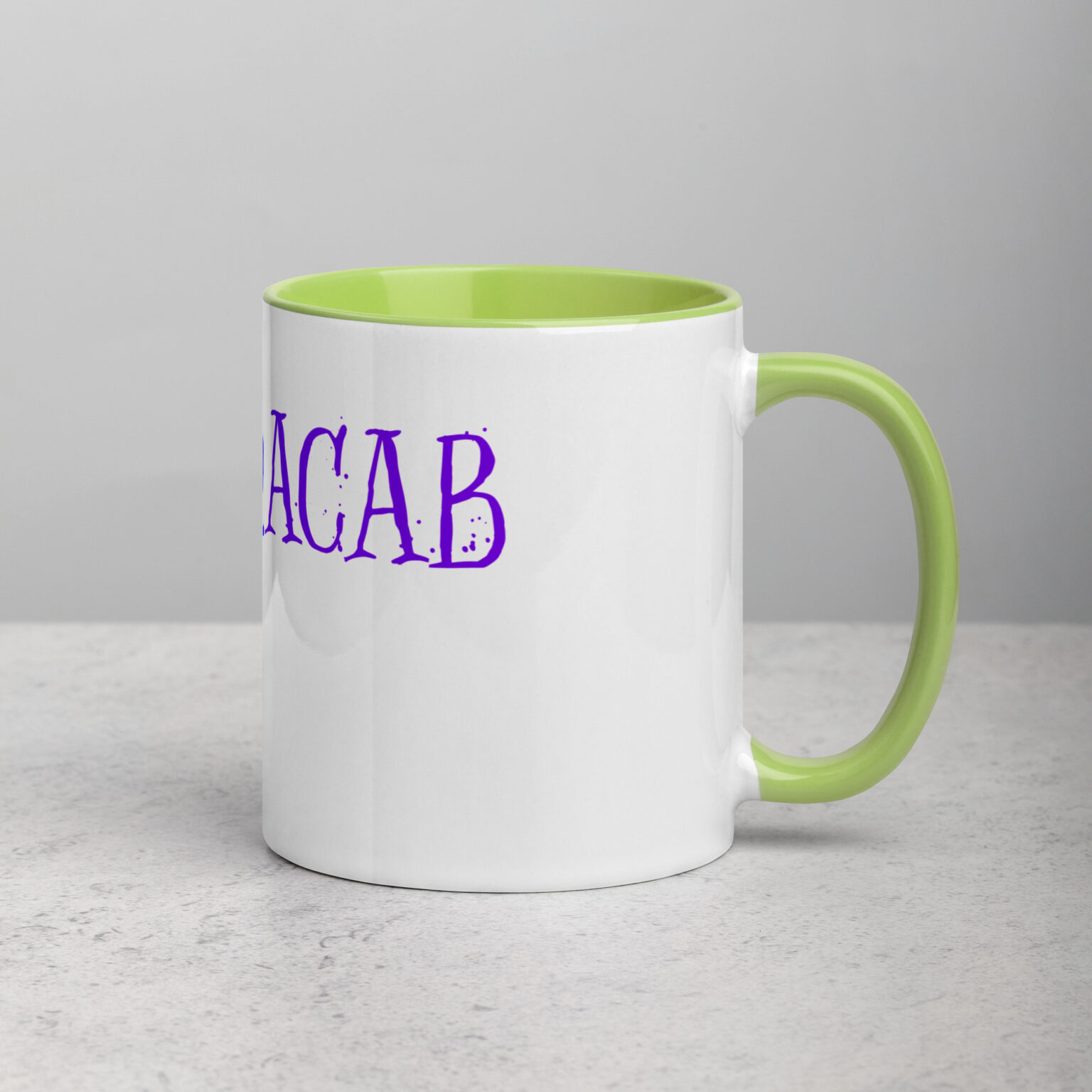 "LGBTQACAB" mug with color inside - Image 39