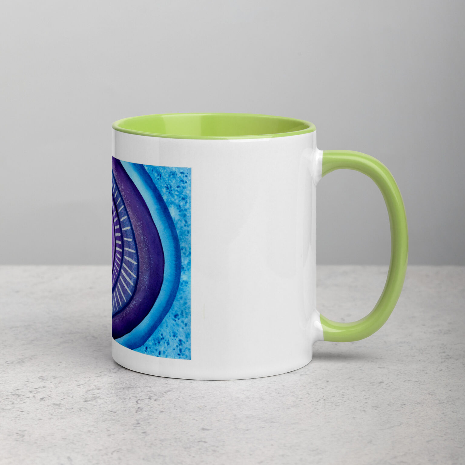 "Ceaseless Watcher" Mug with Color Inside - Image 39