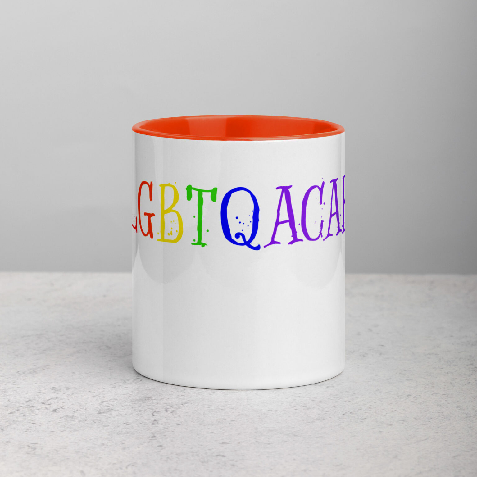 "LGBTQACAB" mug with color inside - Image 22