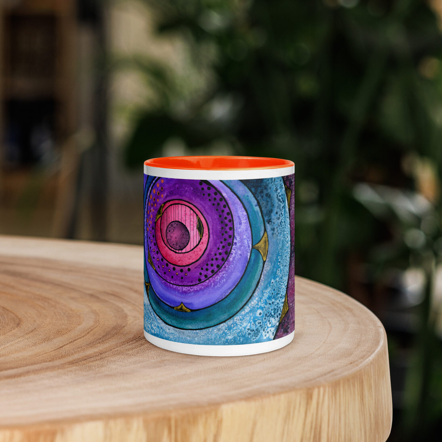 Nebulish I: Caldwell 49 Mug with Color Inside - Image 22