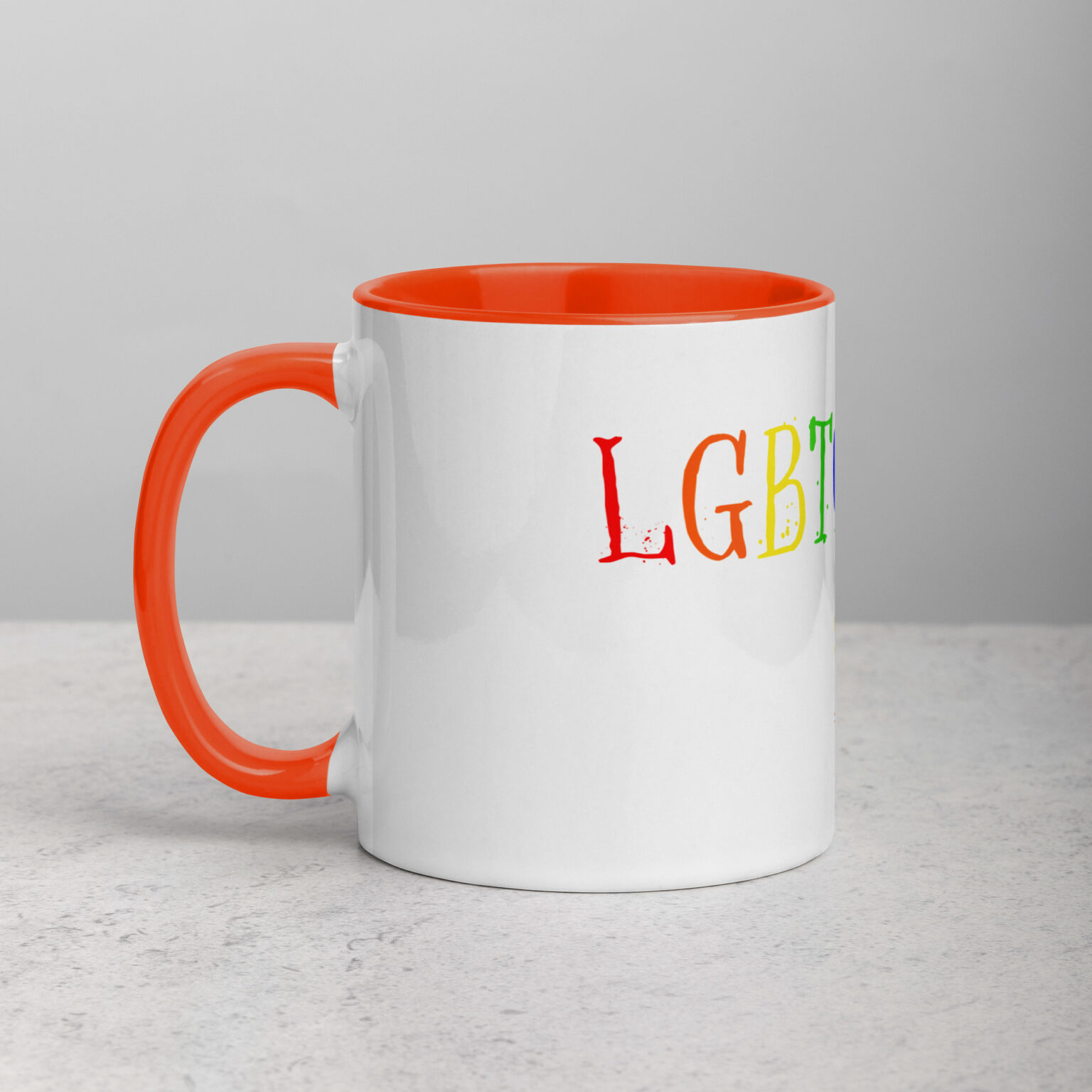 "LGBTQACAB" mug with color inside - Image 23