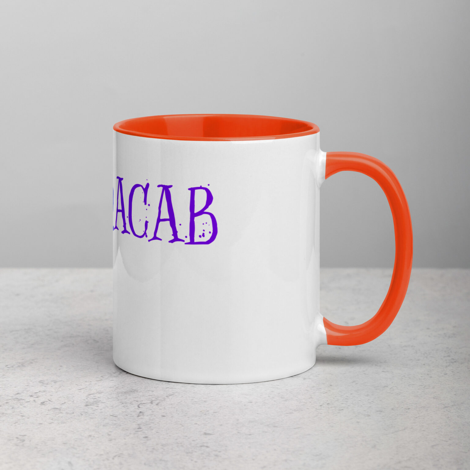 "LGBTQACAB" mug with color inside - Image 24